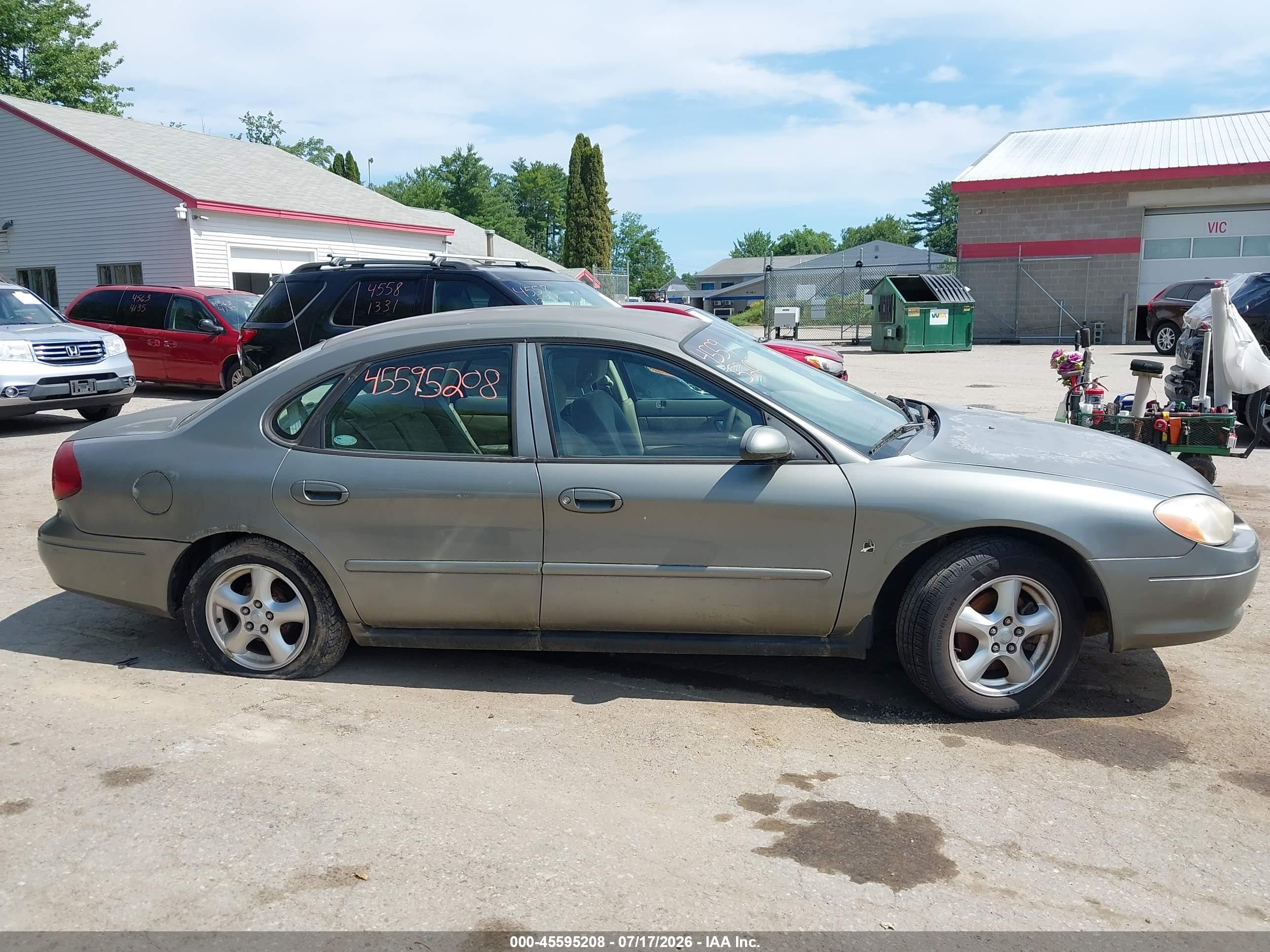2002 Ford Taurus Ses Standard Gray vin: 1FAFP55272A224883