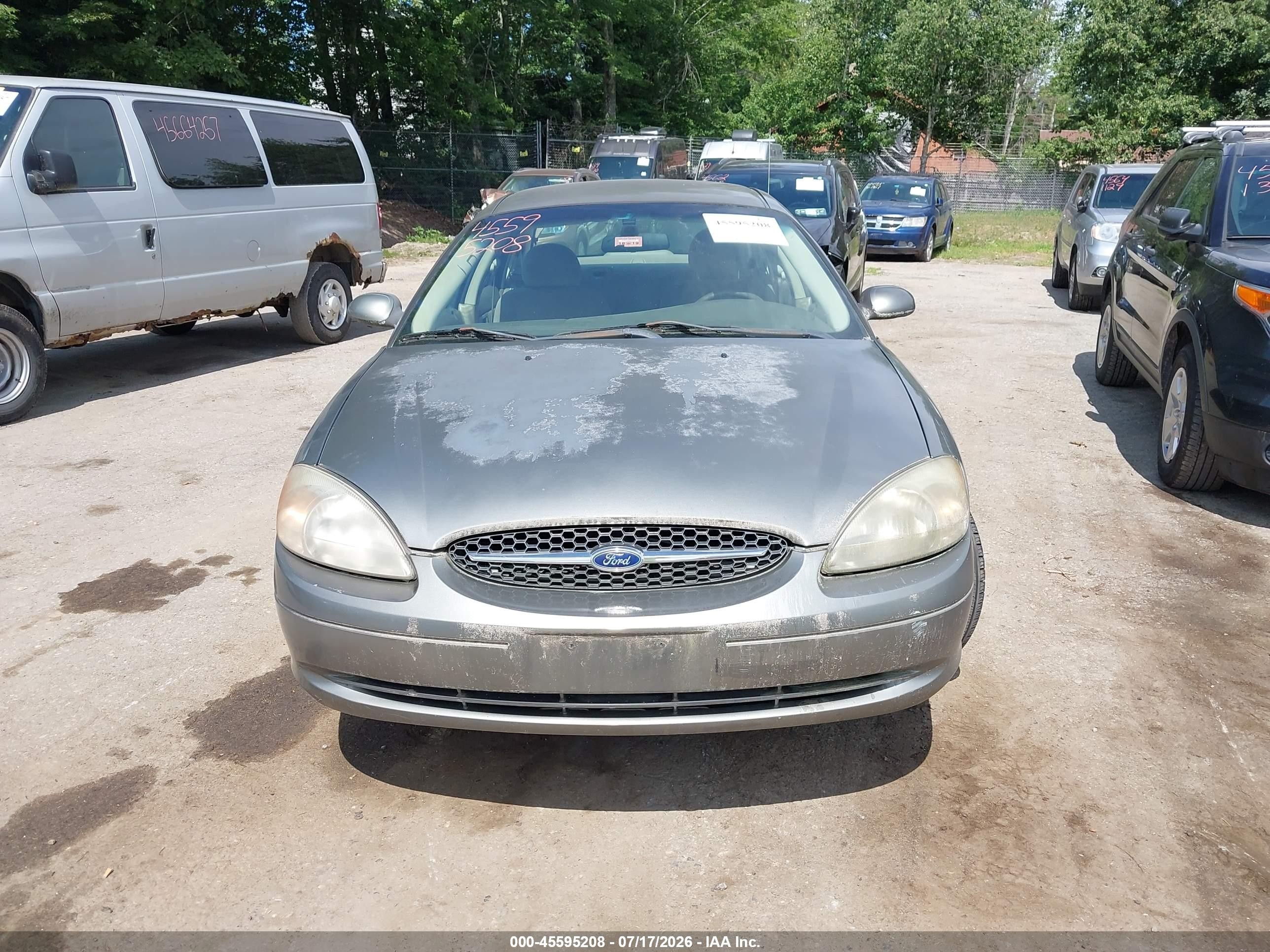 2002 Ford Taurus Ses Standard Gray vin: 1FAFP55272A224883