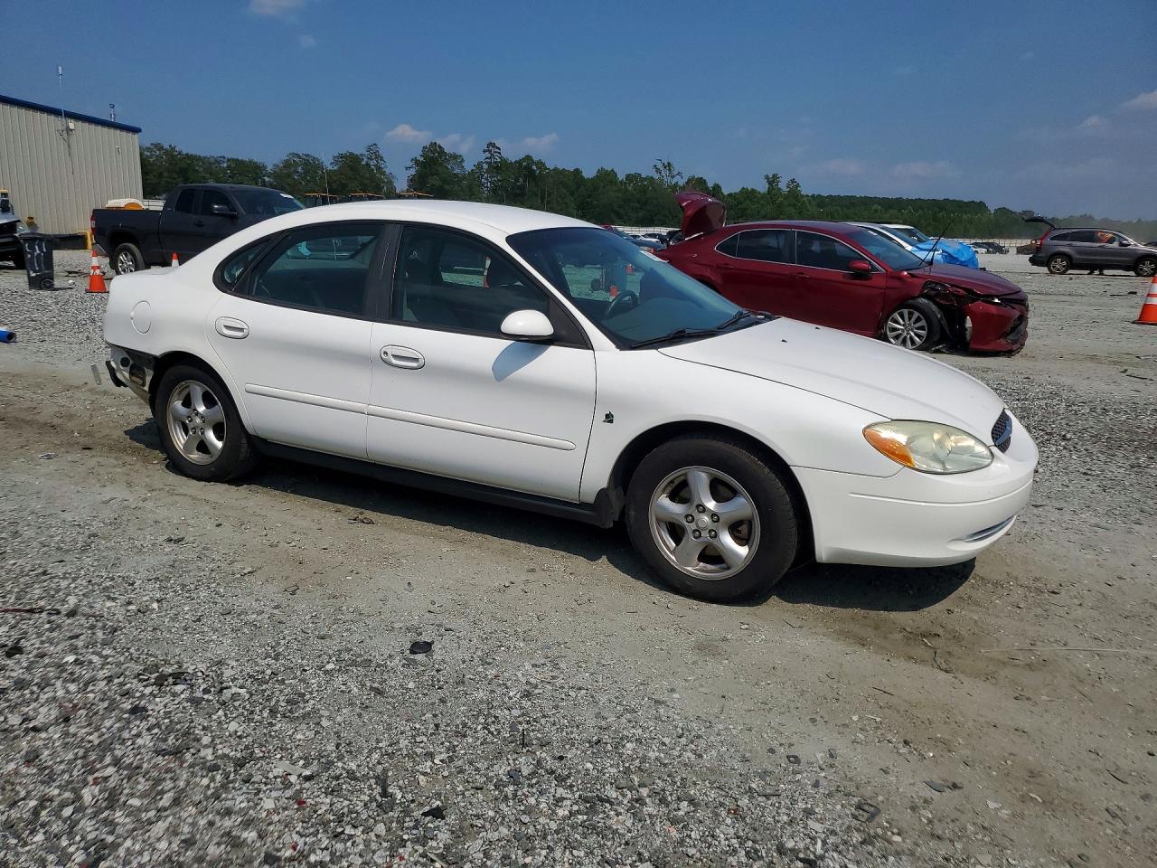 2002 Ford Taurus Ses Белый vin: 1FAFP55272A261156