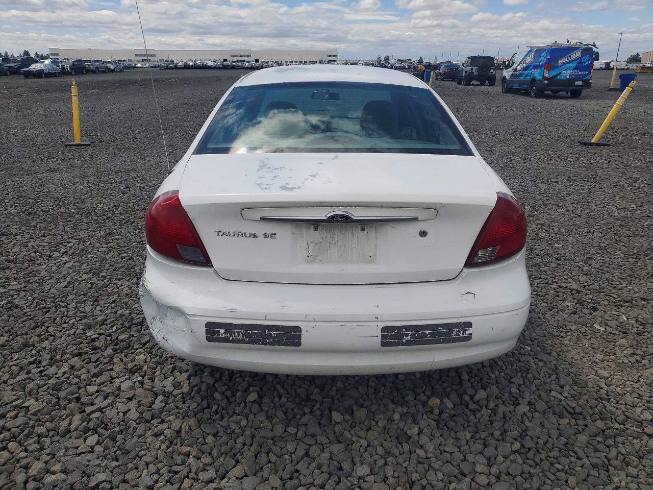 2000 Ford Taurus Ses White vin: 1FAFP5527YG171866