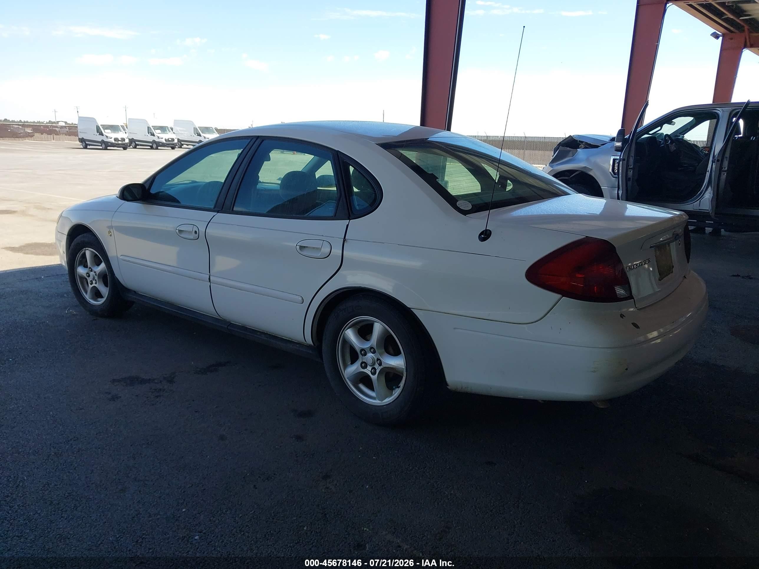 2002 Ford Taurus Ses Standard White vin: 1FAFP55282G275676
