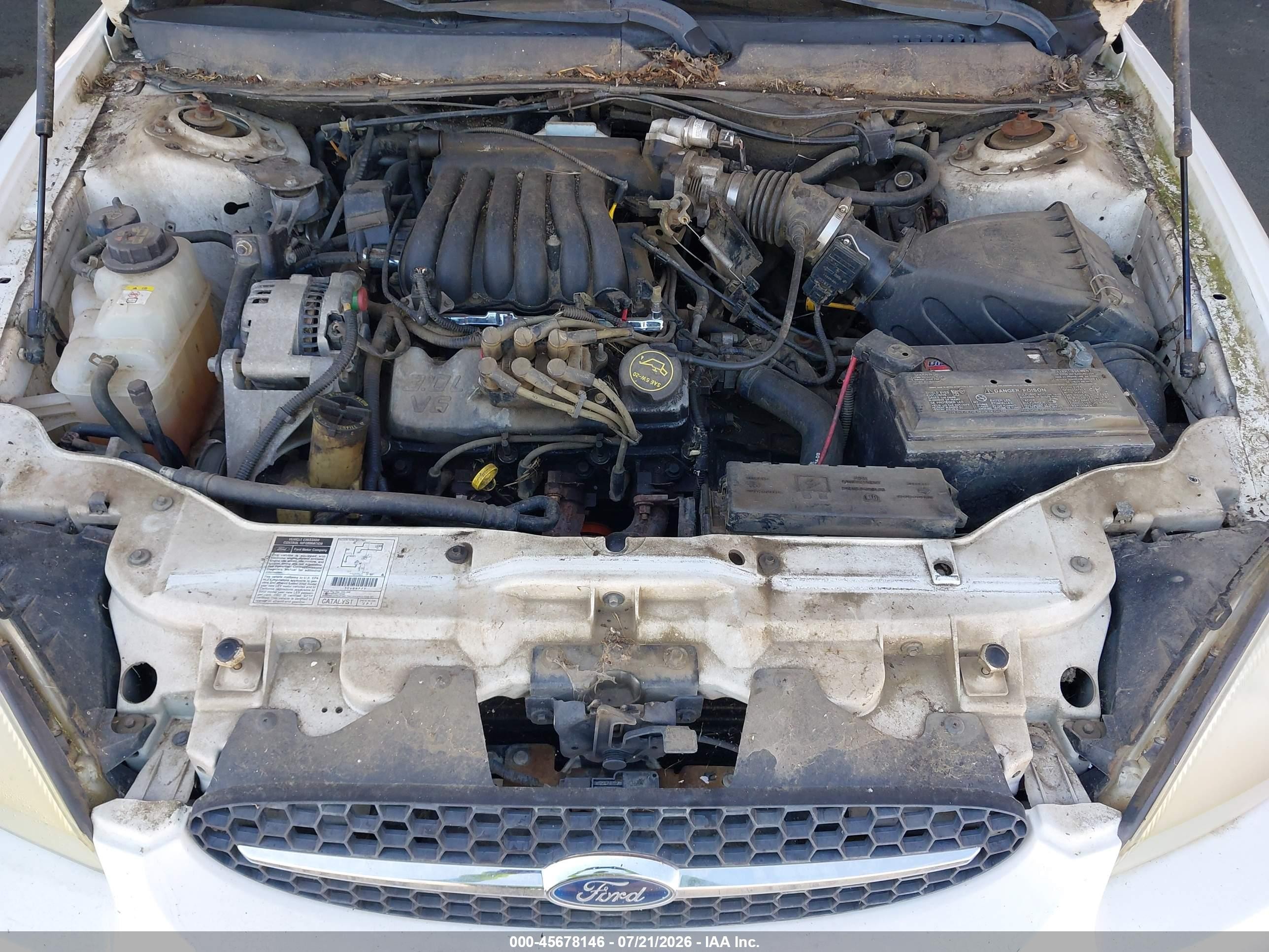 2002 Ford Taurus Ses Standard White vin: 1FAFP55282G275676