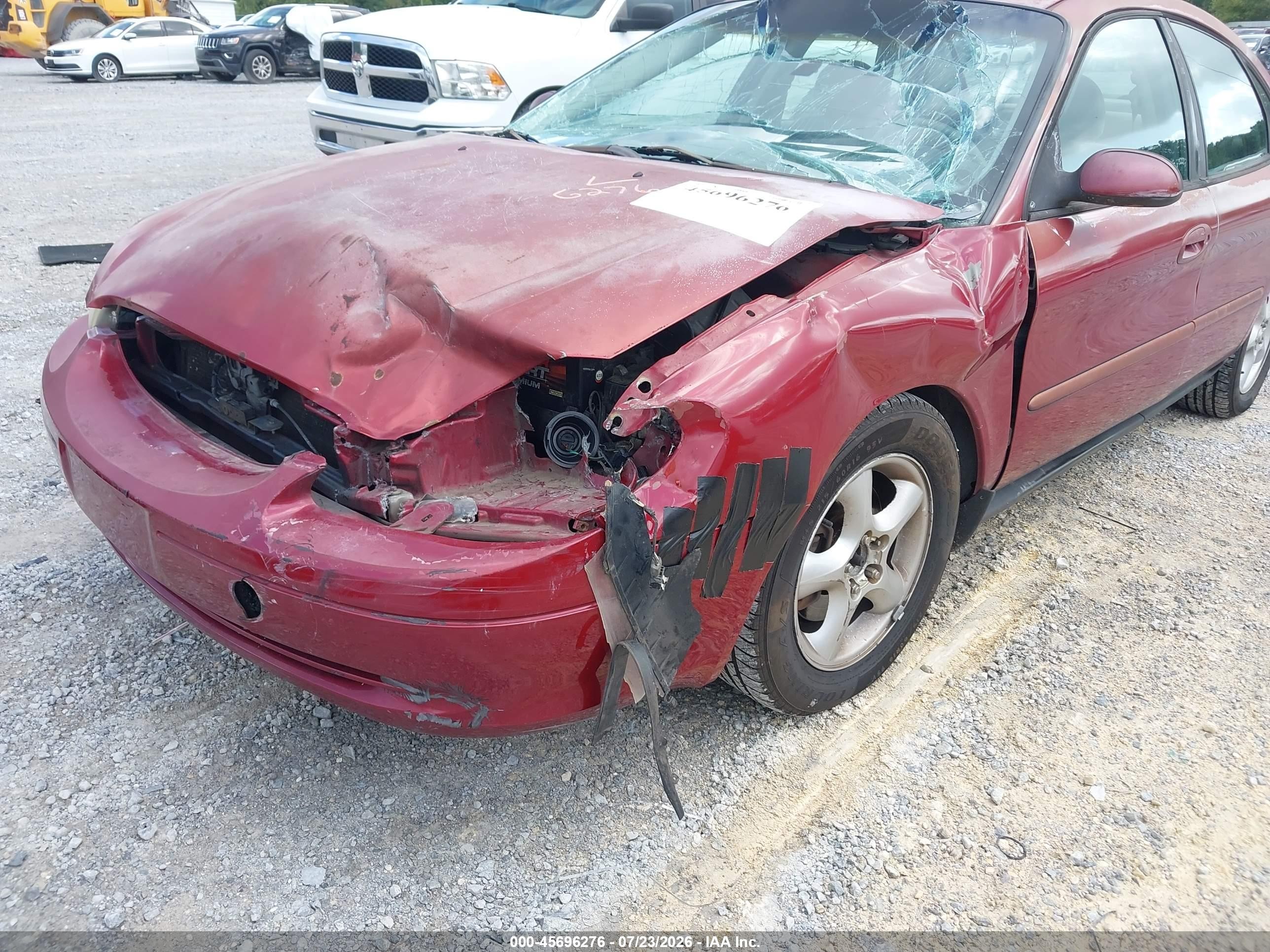 2003 Ford Taurus Ses Red vin: 1FAFP55283G192864