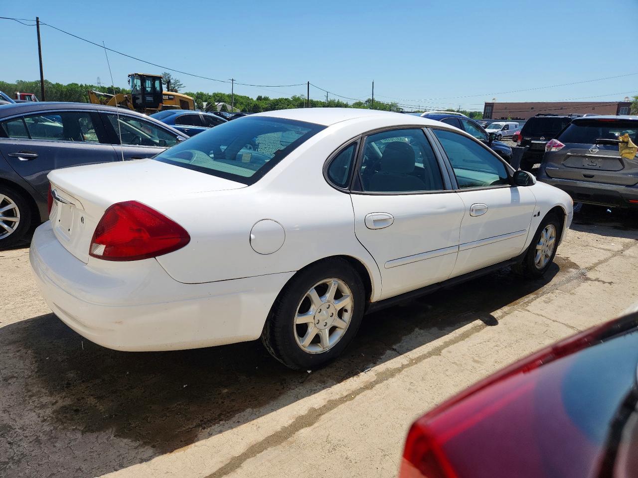 2000 Ford Taurus Ses White vin: 1FAFP5528YG140741