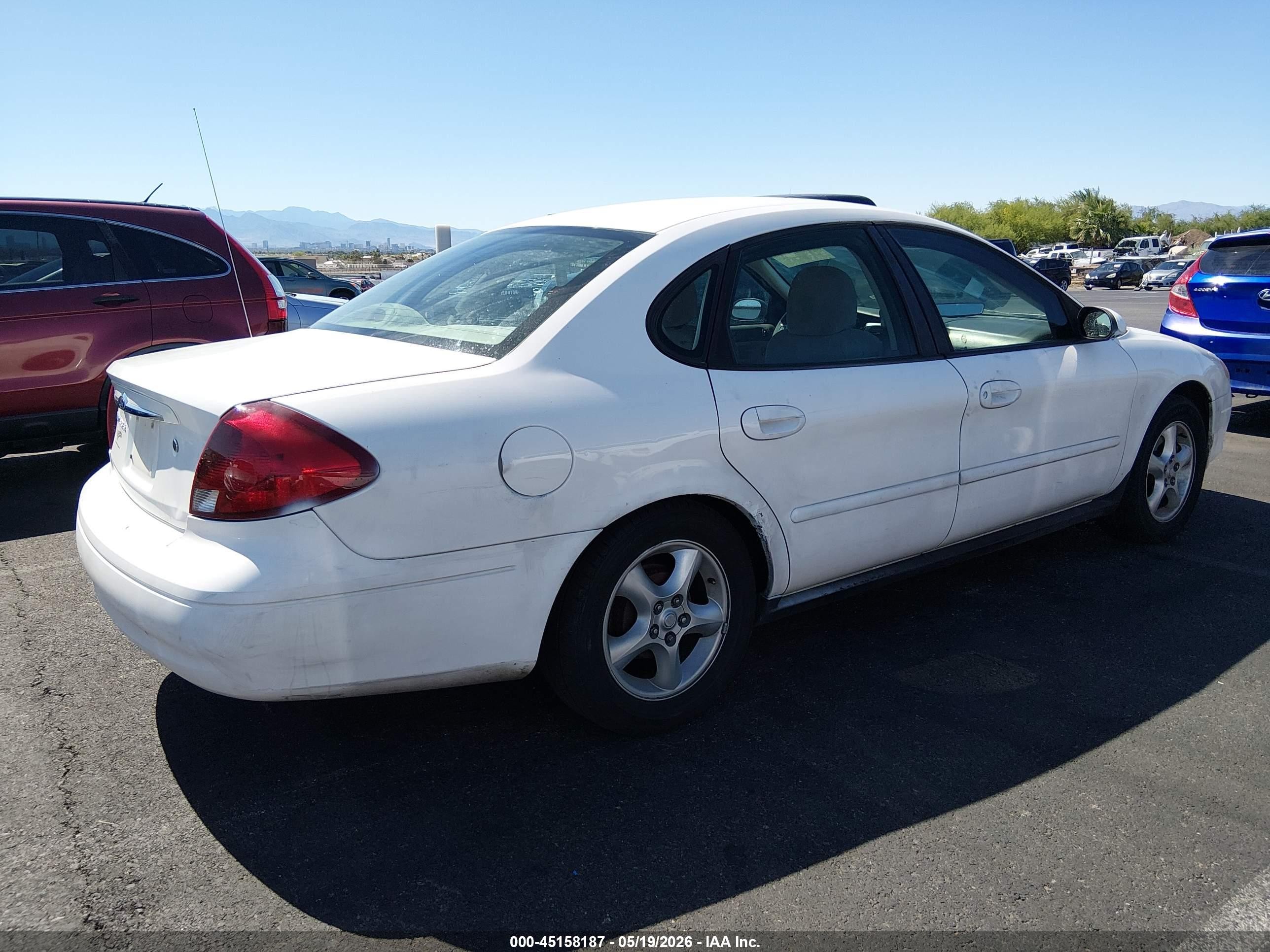 2001 Ford Taurus Ses White vin: 1FAFP55291A243143