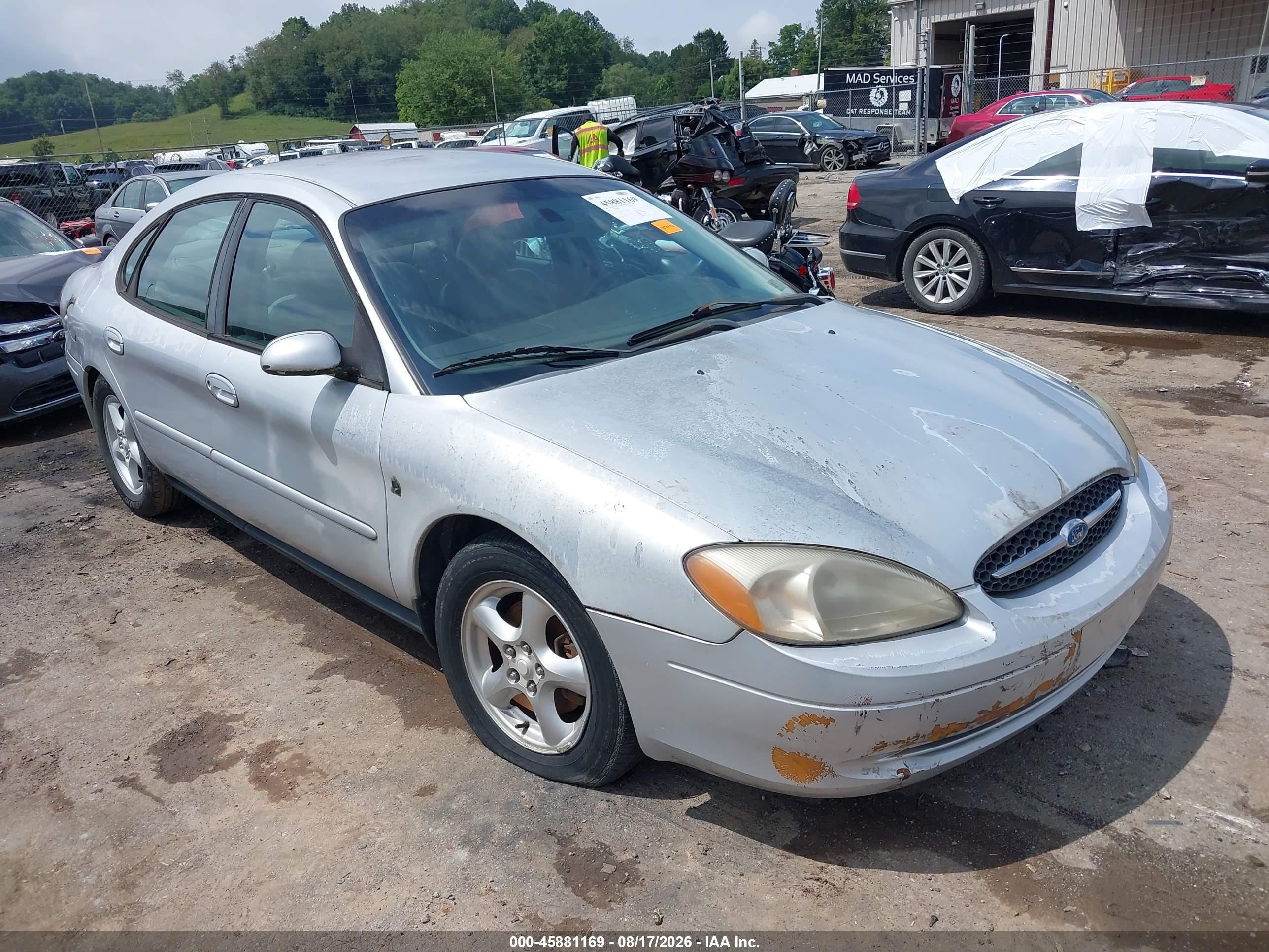2002 Ford Taurus Ses Standard Silver vin: 1FAFP55292G261768
