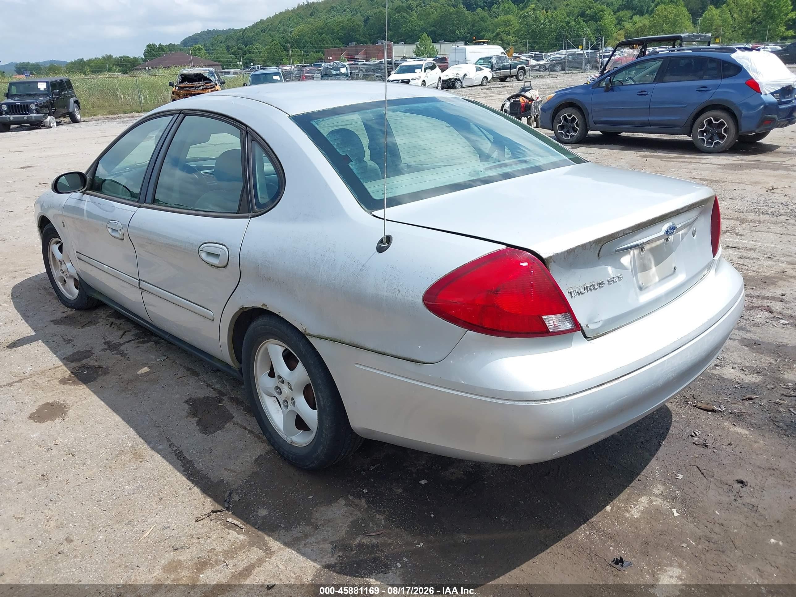 2002 Ford Taurus Ses Standard Silver vin: 1FAFP55292G261768