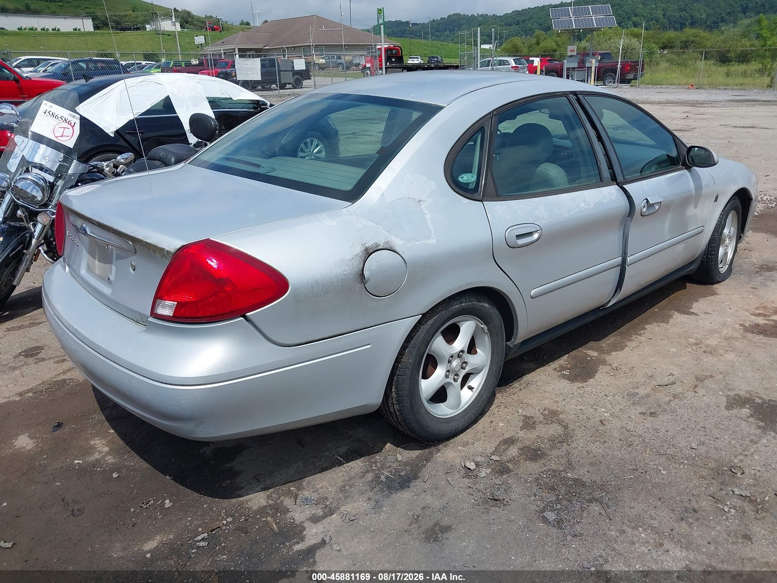 2002 Ford Taurus Ses Standard Silver vin: 1FAFP55292G261768
