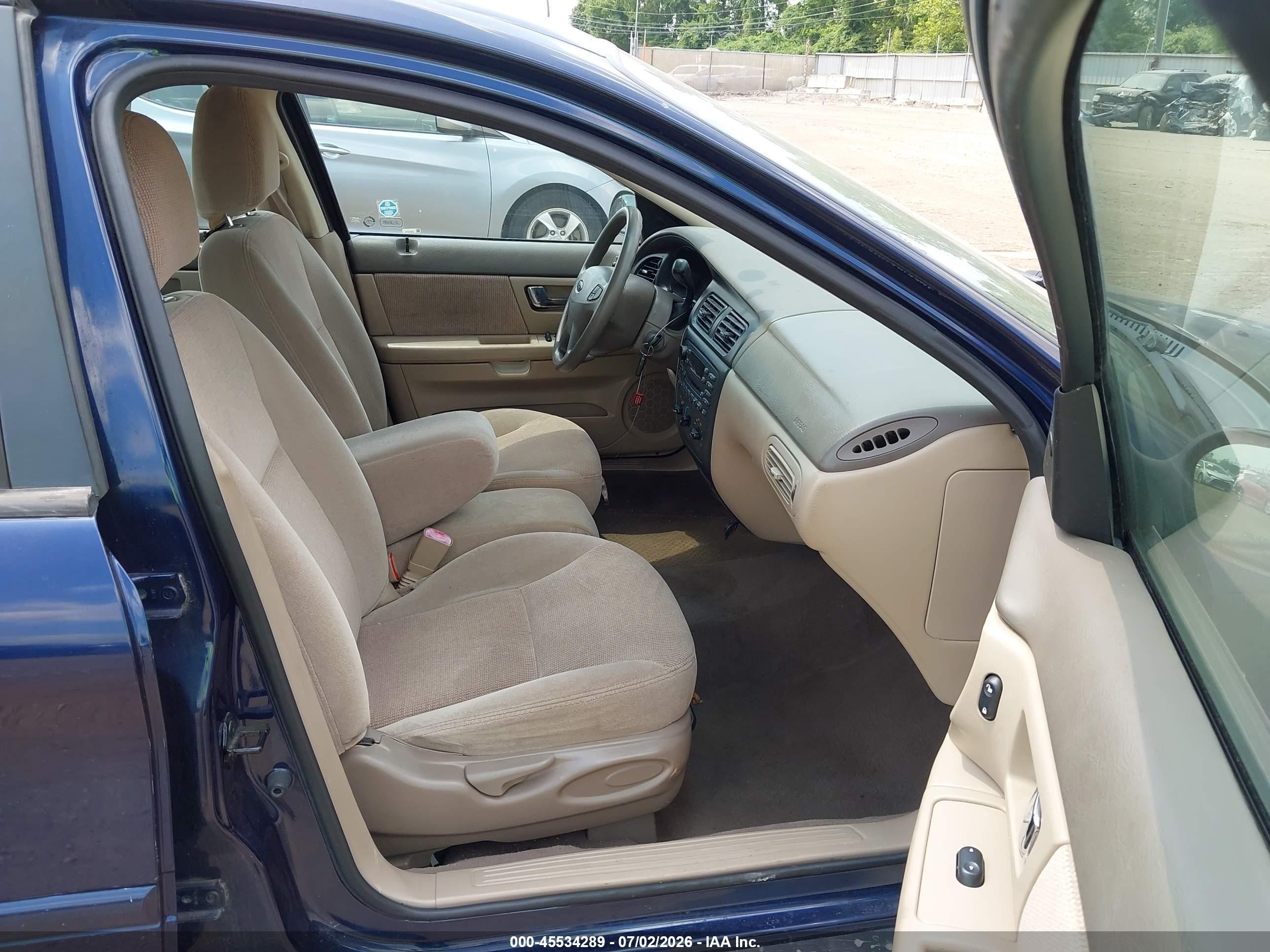 2001 Ford Taurus Ses Blue vin: 1FAFP552X1A266480