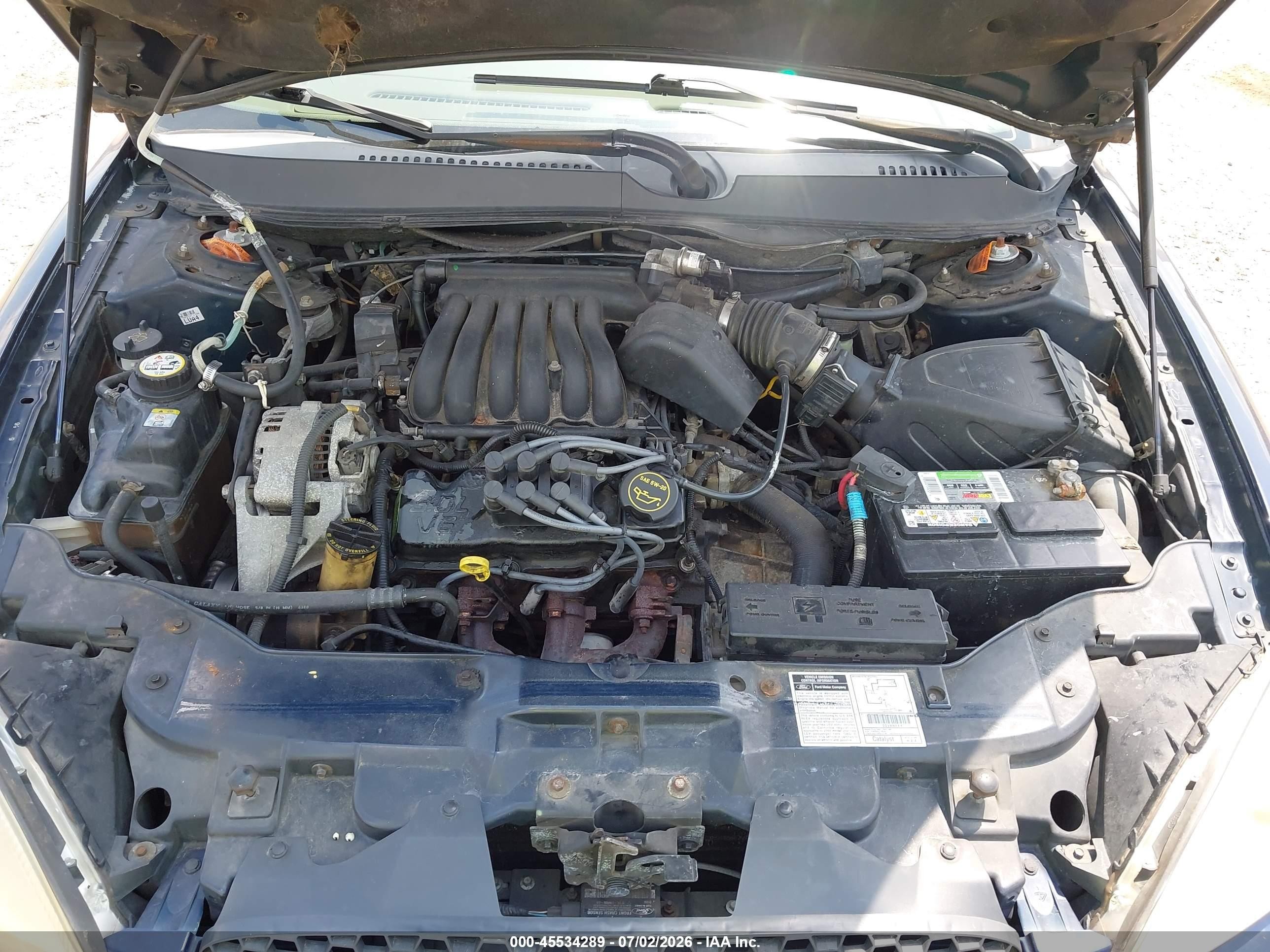 2001 Ford Taurus Ses Blue vin: 1FAFP552X1A266480