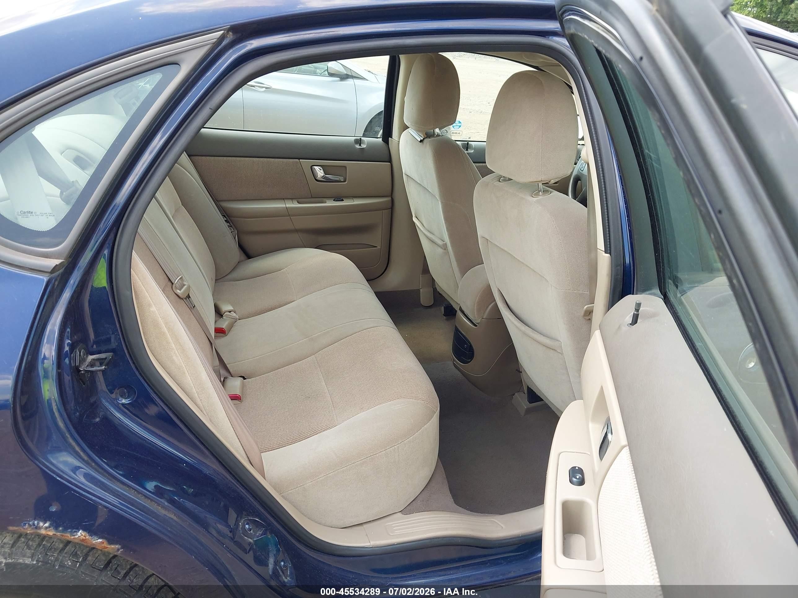 2001 Ford Taurus Ses Blue vin: 1FAFP552X1A266480