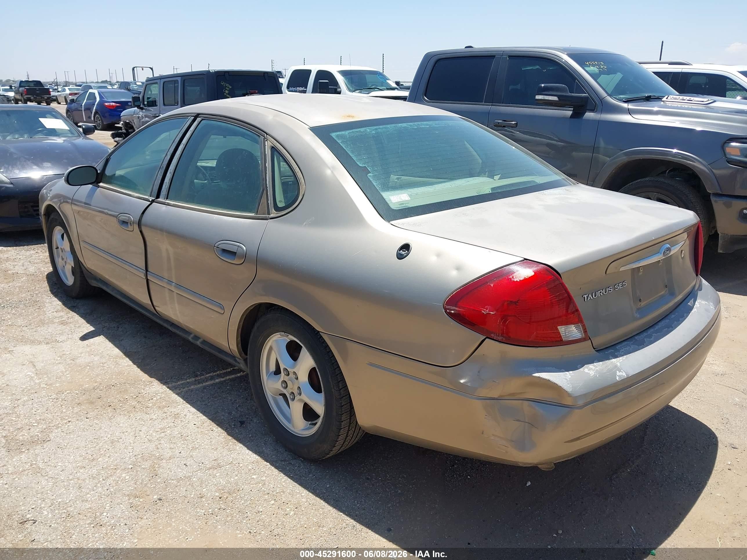 2002 Ford Taurus Ses Золотой vin: 1FAFP552X2A232508