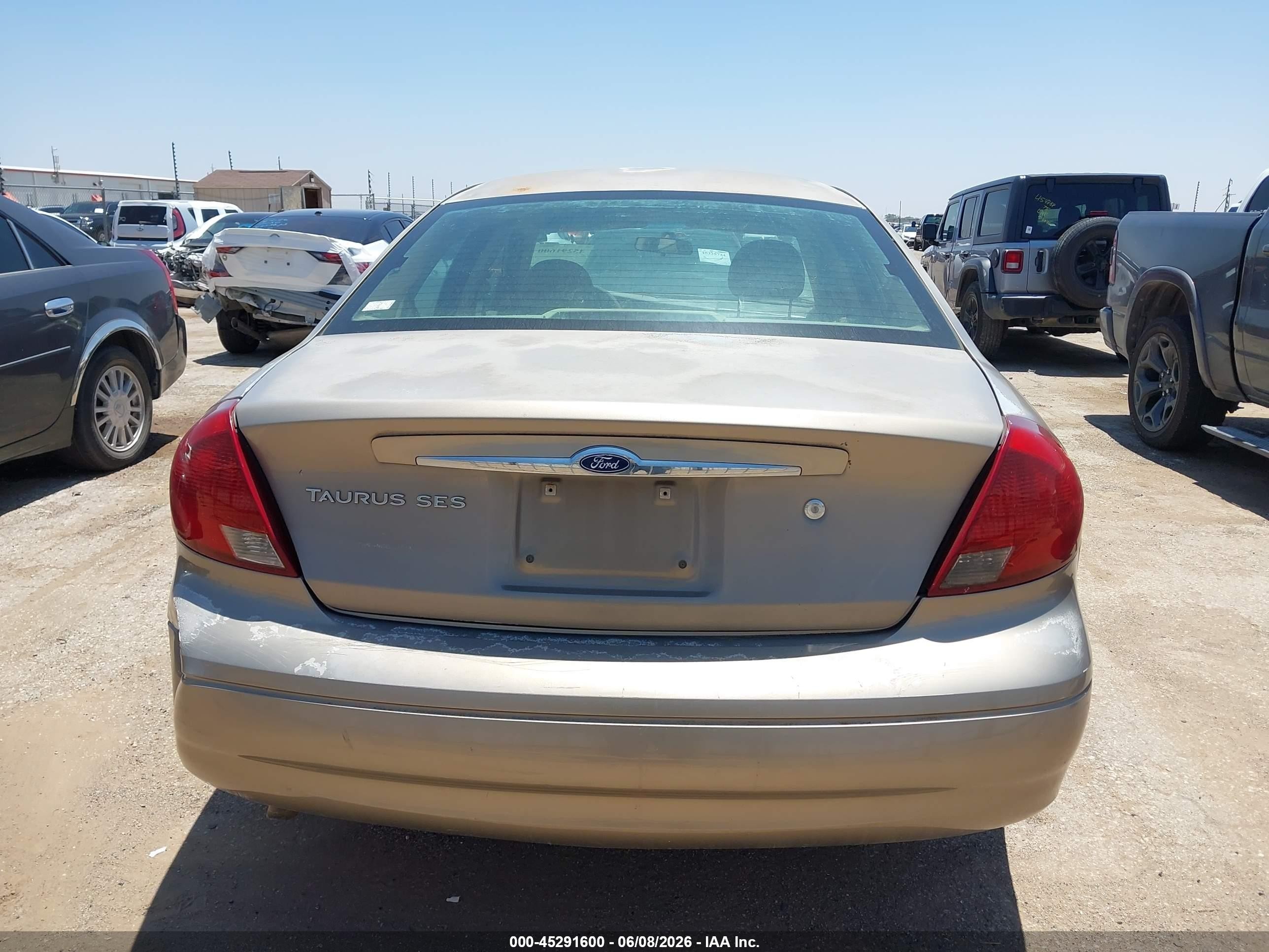 2002 Ford Taurus Ses Золотой vin: 1FAFP552X2A232508