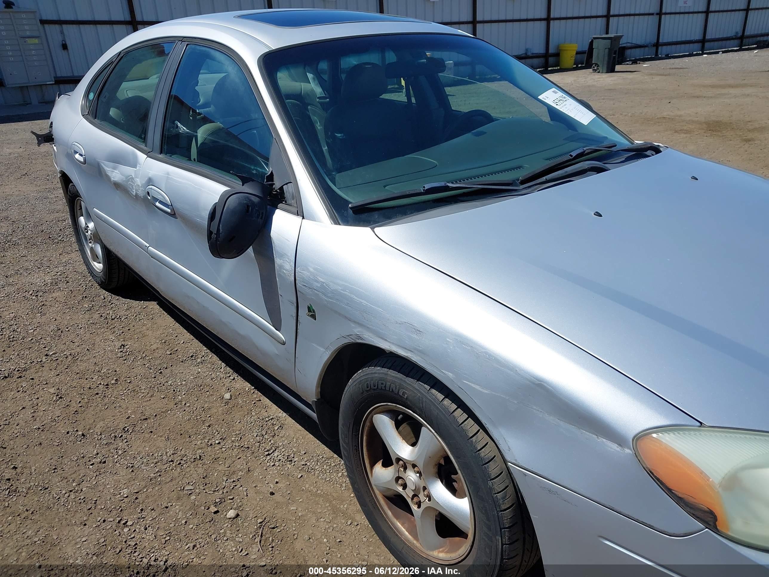 2002 Ford Taurus Ses Silver vin: 1FAFP552X2G236877