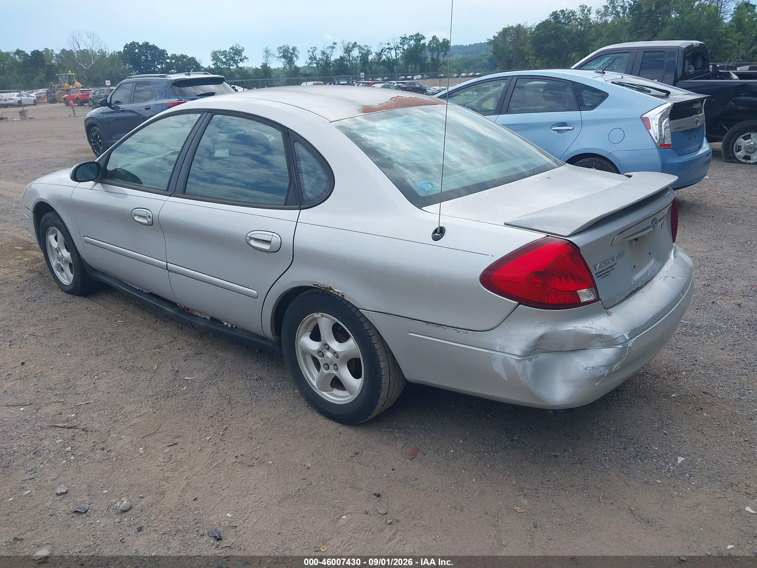 2003 Ford Taurus Ses Silver vin: 1FAFP552X3A177320