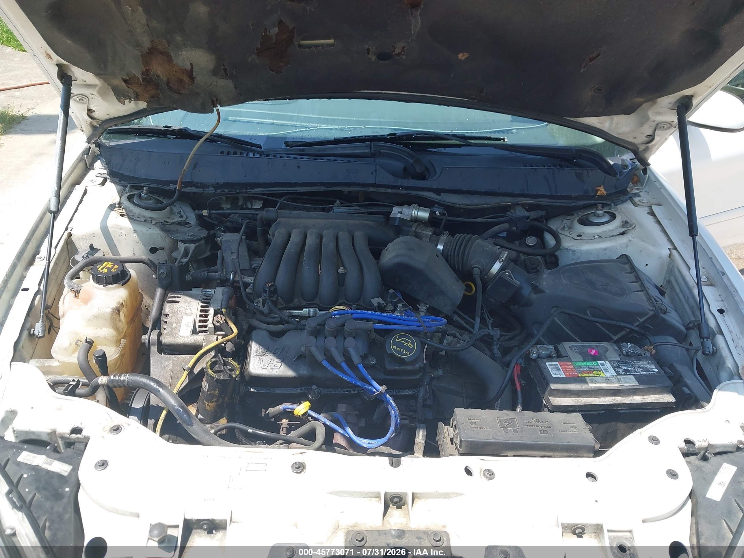 2003 Ford Taurus Ses White vin: 1FAFP552X3G178853