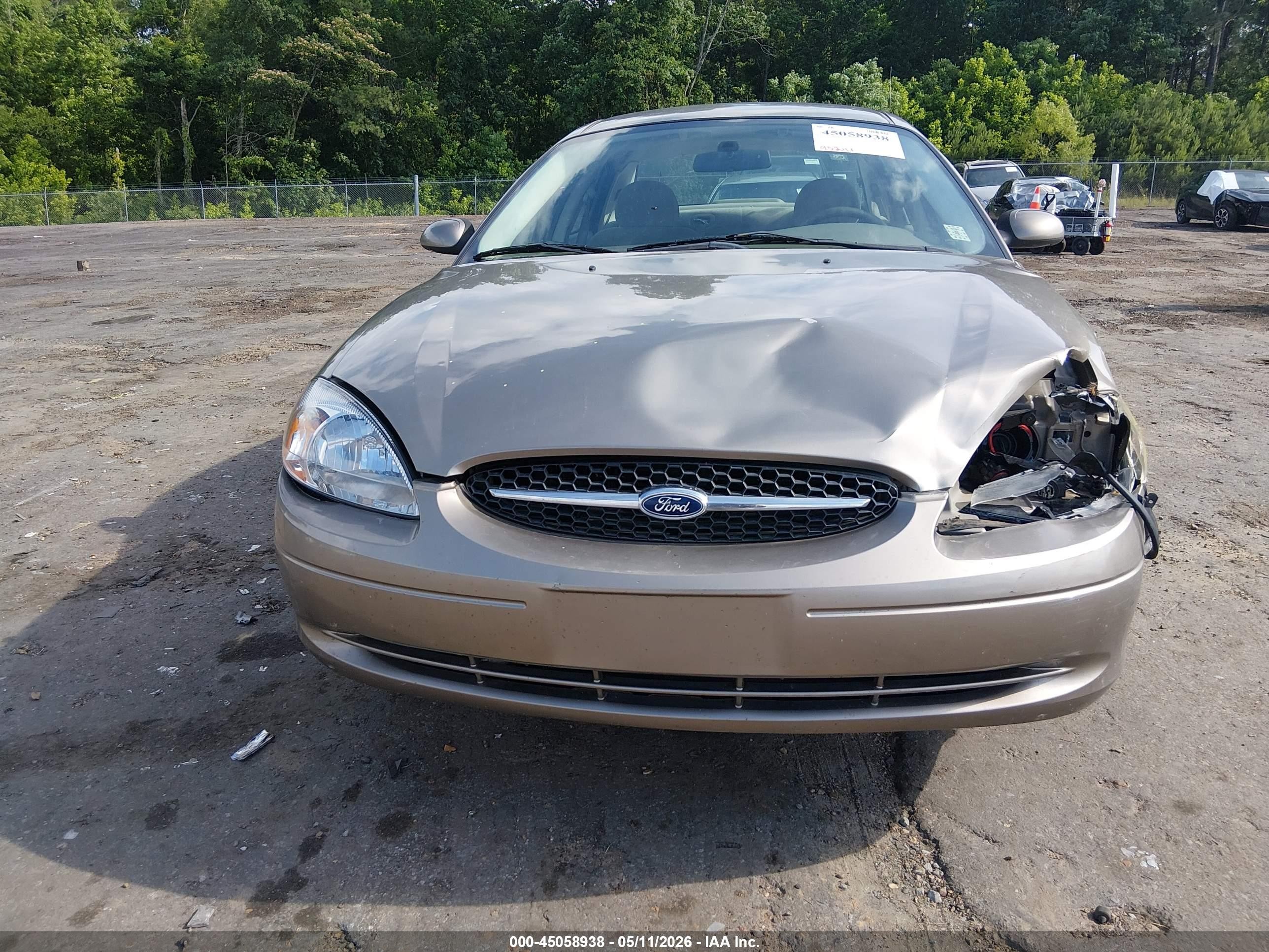 2003 Ford Taurus Ses Gold vin: 1FAFP552X3G216534