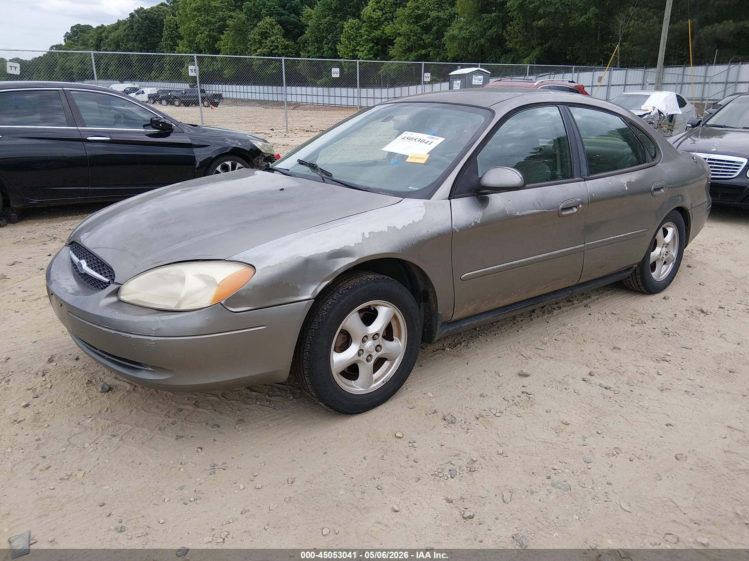 2003 Ford Taurus Ses Gray vin: 1FAFP552X3G272229