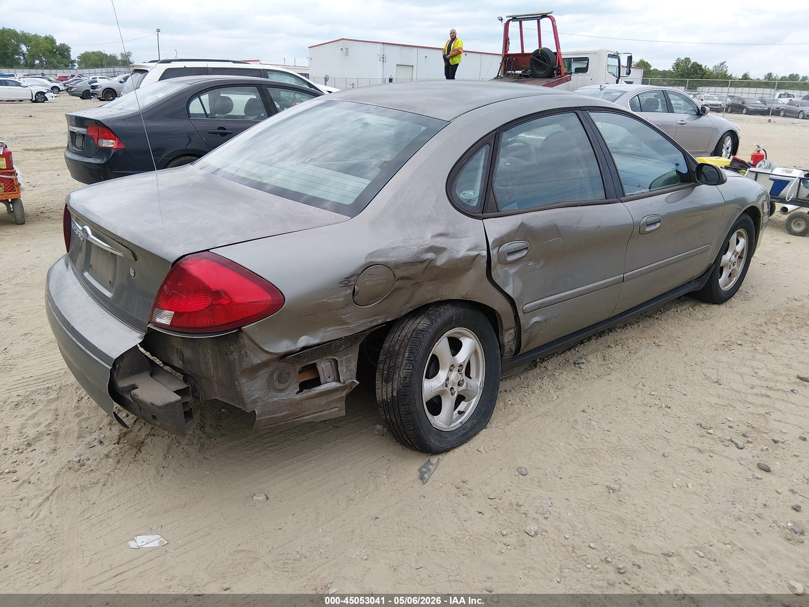 2003 Ford Taurus Ses Gray vin: 1FAFP552X3G272229