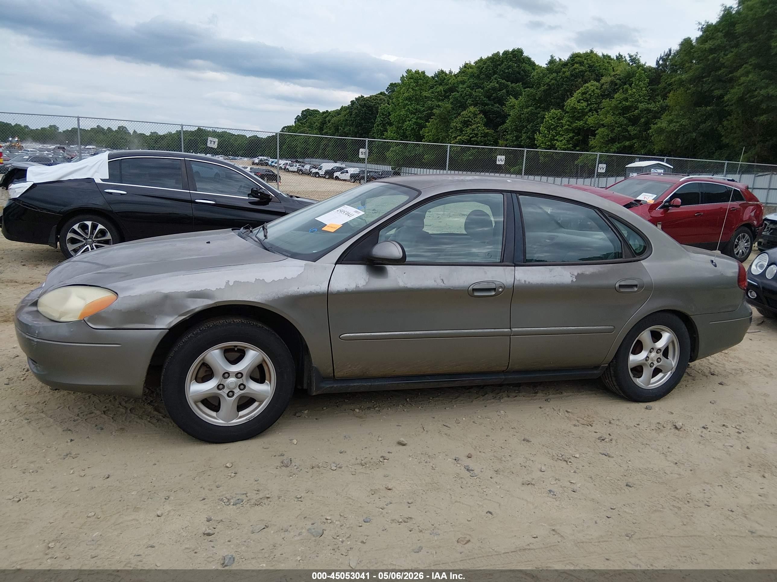 2003 Ford Taurus Ses Gray vin: 1FAFP552X3G272229