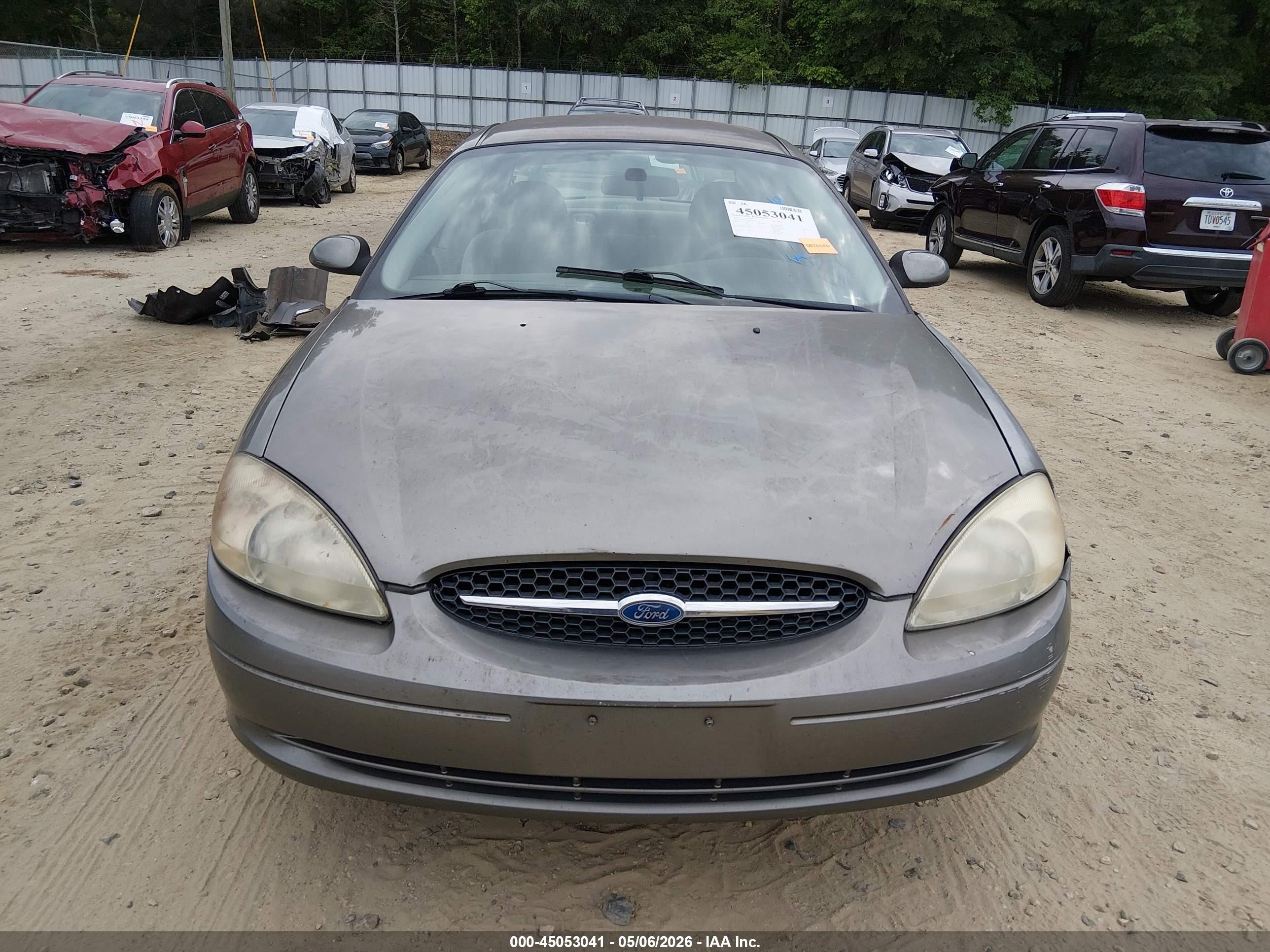 2003 Ford Taurus Ses Gray vin: 1FAFP552X3G272229