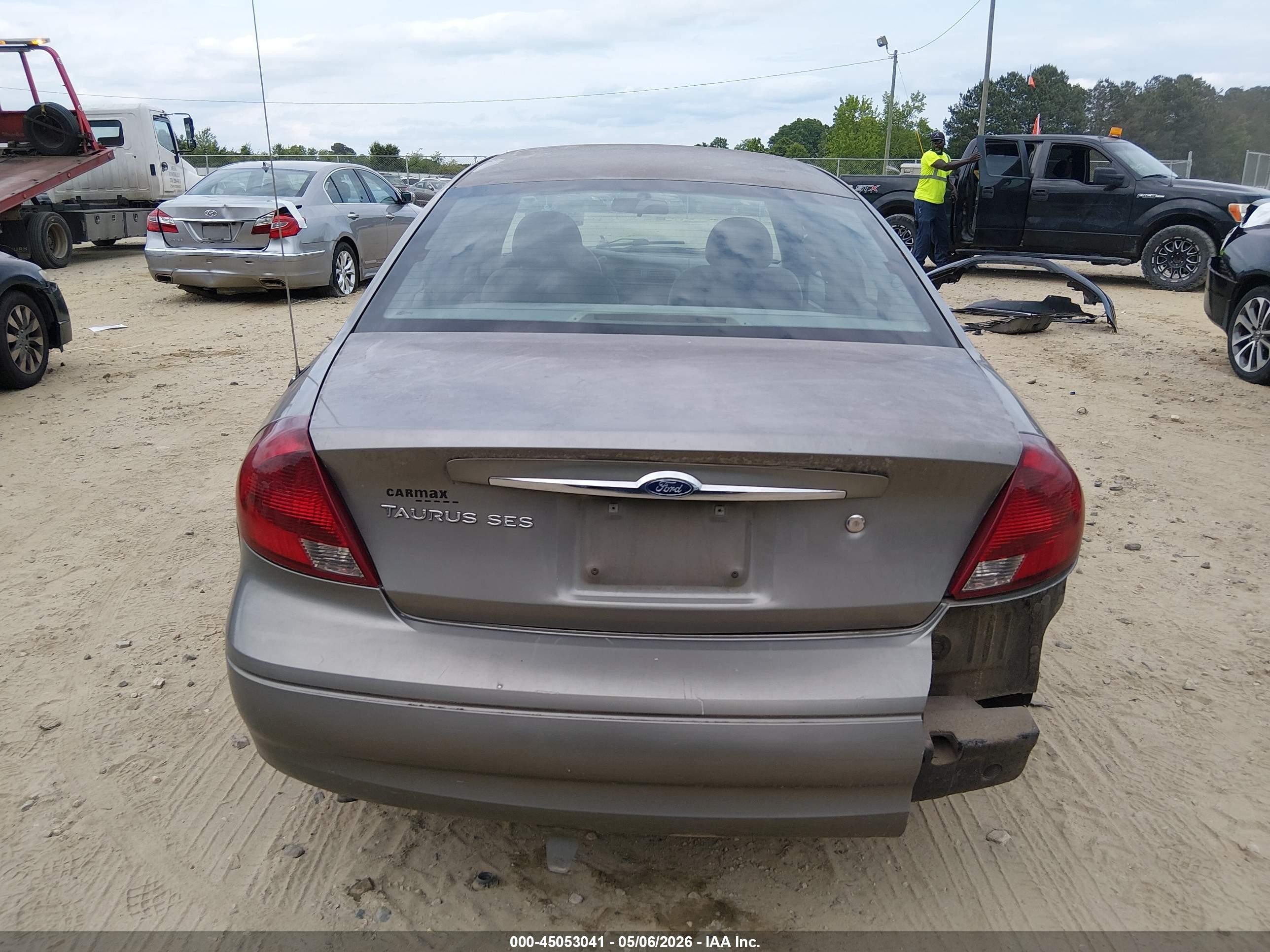2003 Ford Taurus Ses Gray vin: 1FAFP552X3G272229