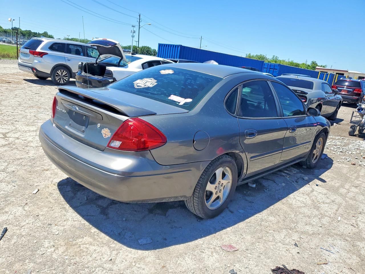 2003 Ford Taurus Ses Gray vin: 1FAFP55S03G145795