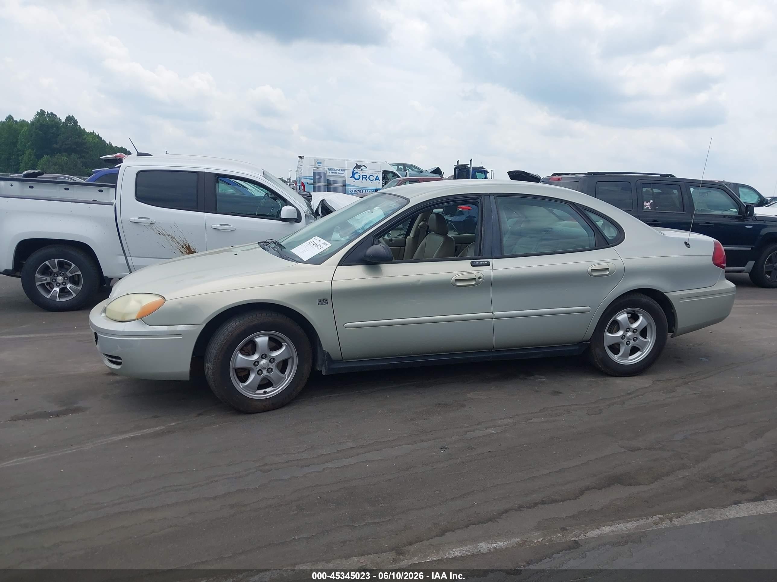 2004 Ford Taurus Ses Silver vin: 1FAFP55S04A188134