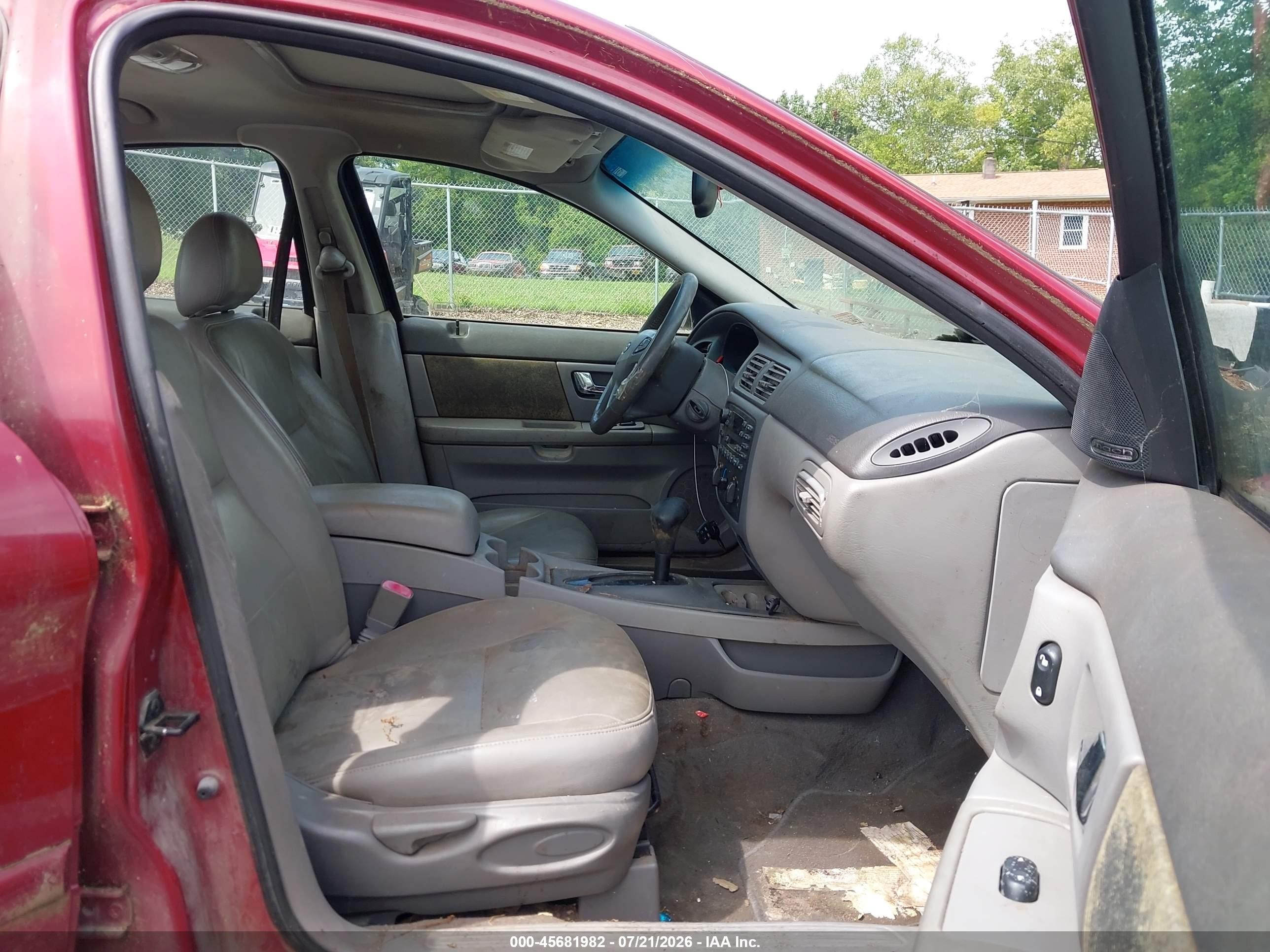 2003 Ford Taurus Ses Красный vin: 1FAFP55S13A113425