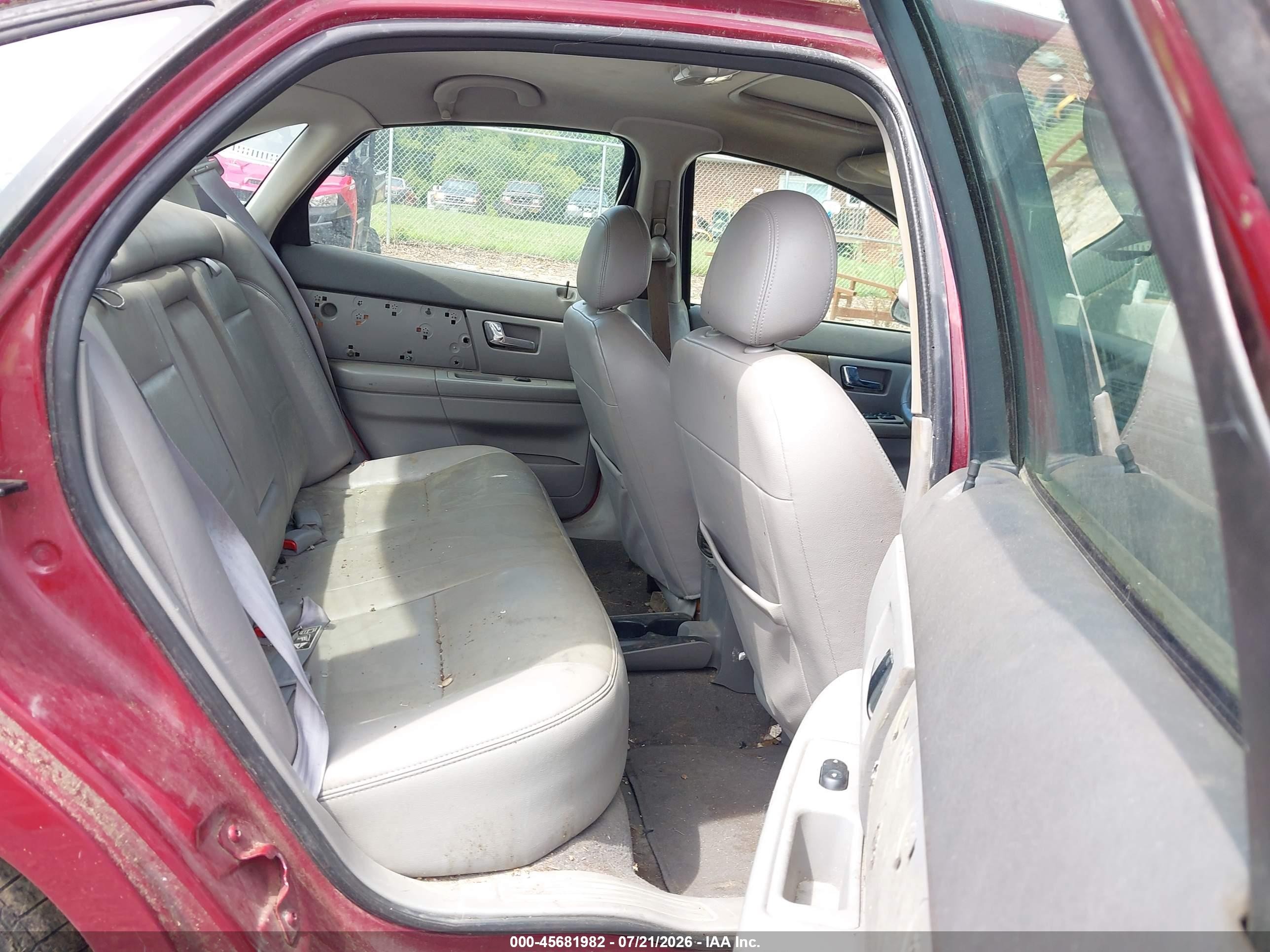 2003 Ford Taurus Ses Красный vin: 1FAFP55S13A113425