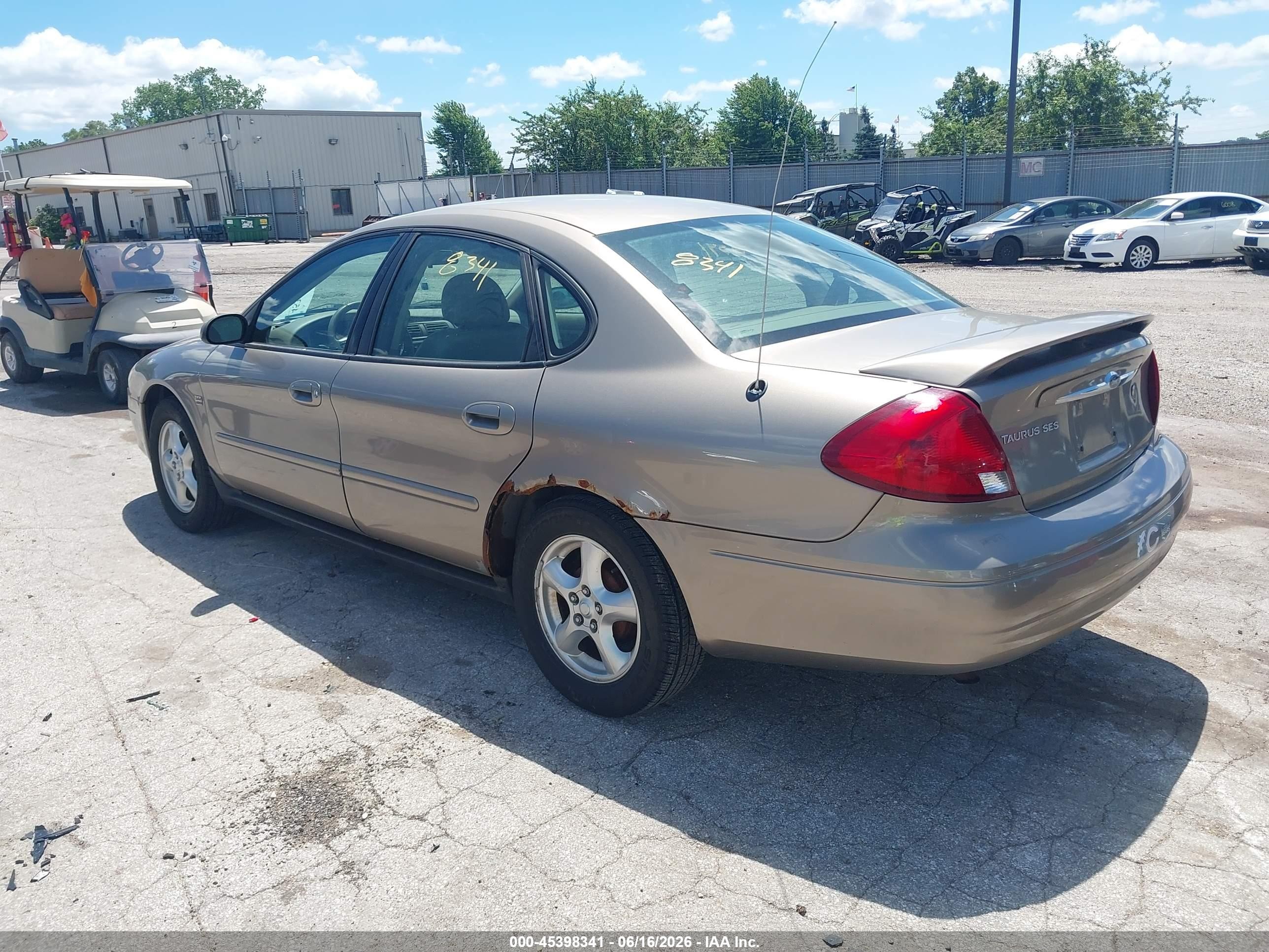 2003 Ford Taurus Ses Gold vin: 1FAFP55S13G263094