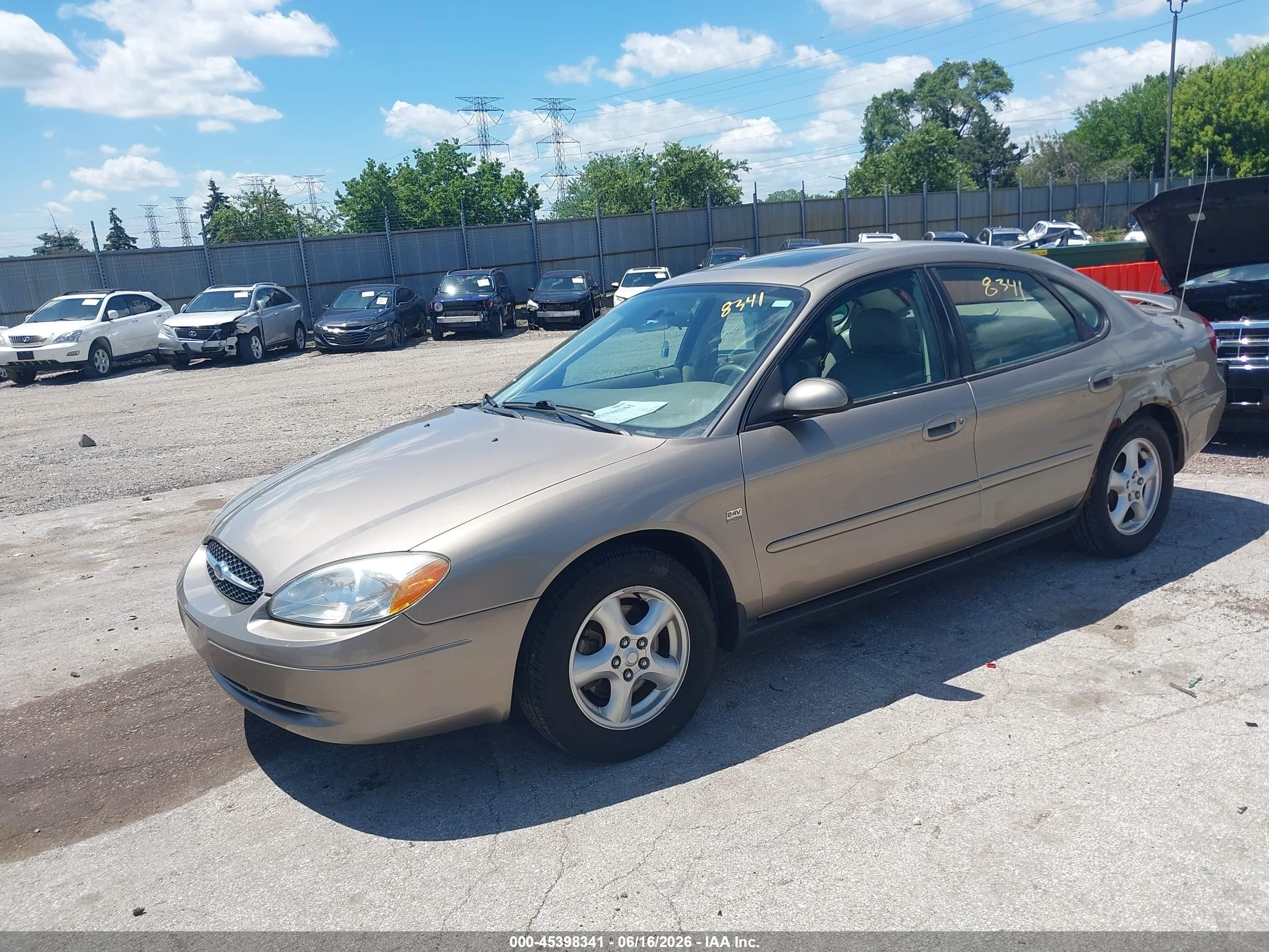2003 Ford Taurus Ses Gold vin: 1FAFP55S13G263094