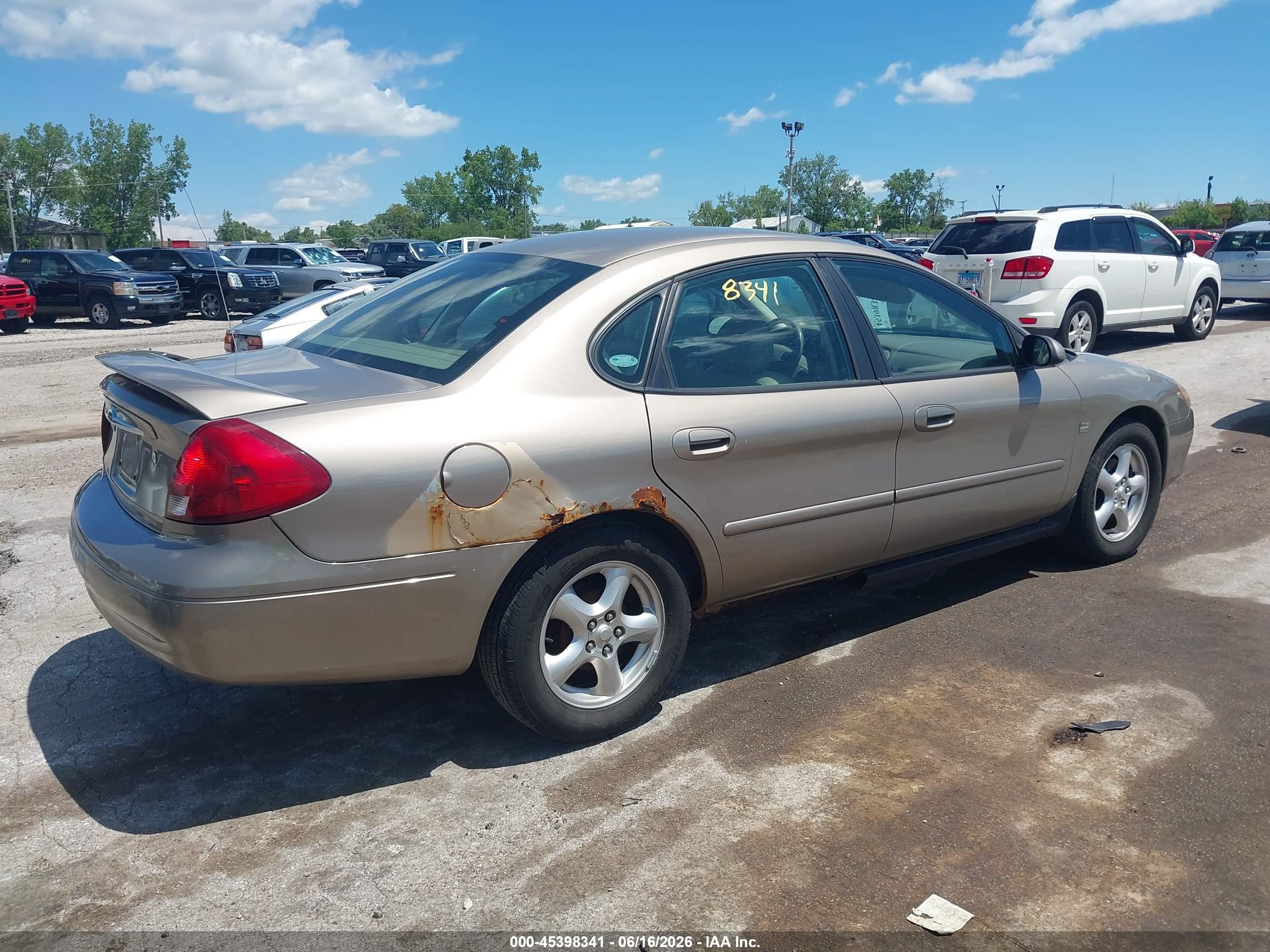 2003 Ford Taurus Ses Gold vin: 1FAFP55S13G263094