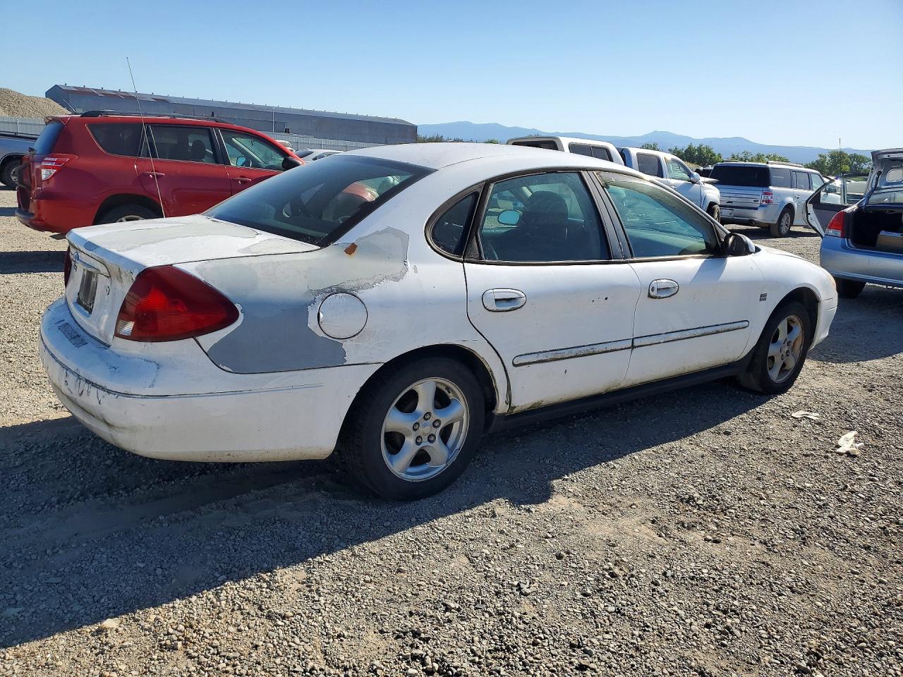 2000 Ford Taurus Ses White vin: 1FAFP55S1YG177095