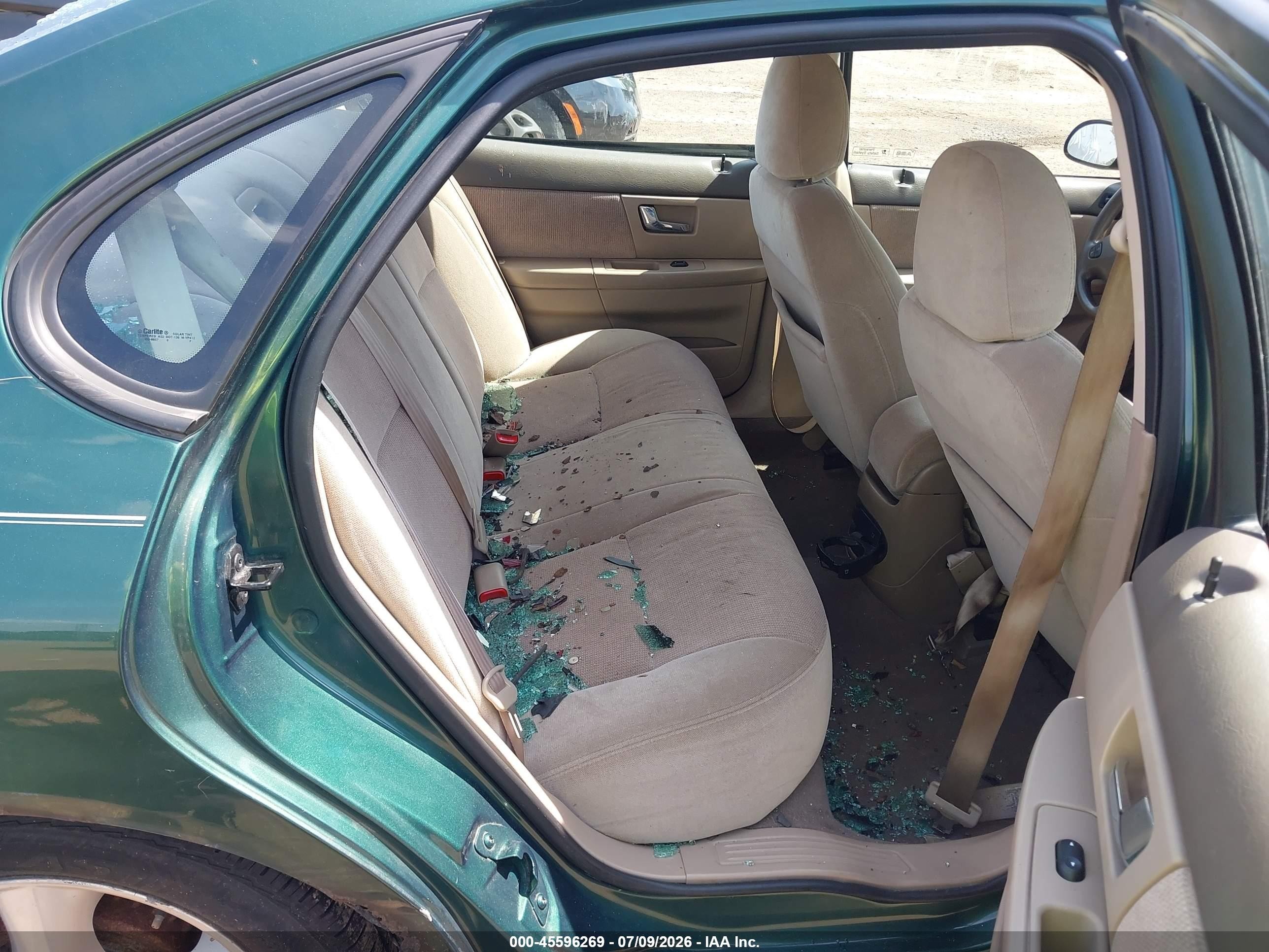 2000 Ford Taurus Ses Green vin: 1FAFP55S3YA286130