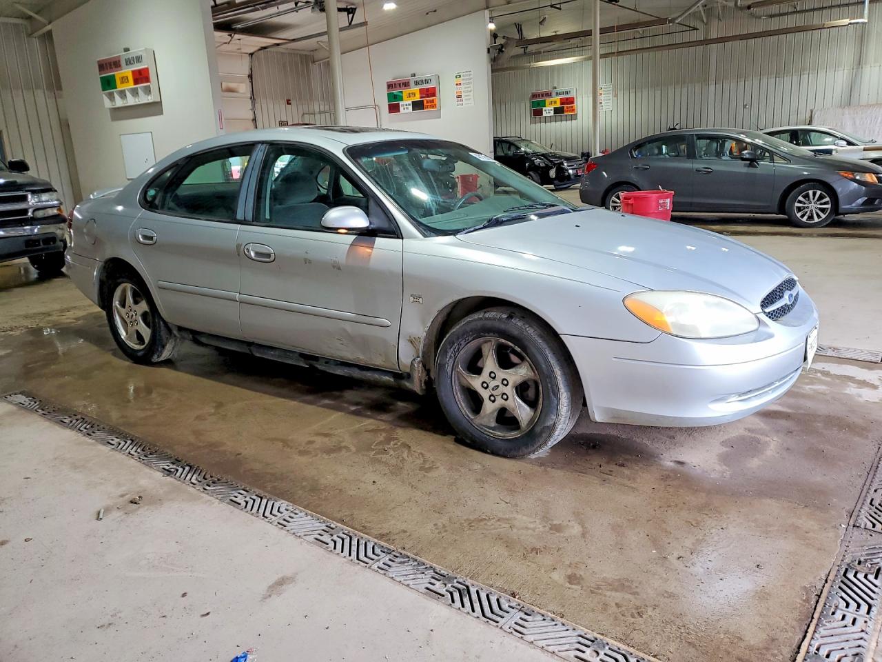 2002 Ford Taurus Ses Silver vin: 1FAFP55S42G271687