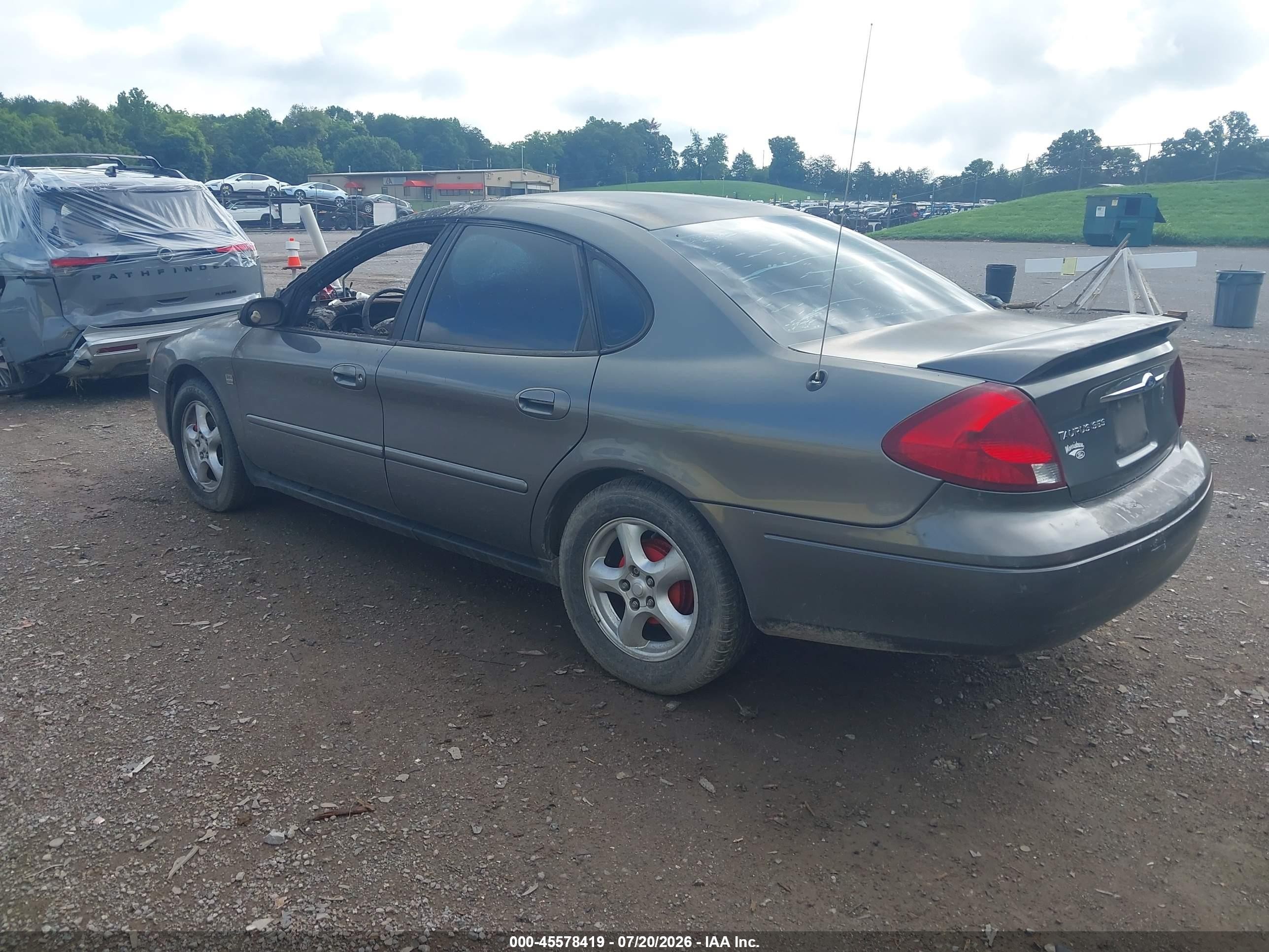 2003 Ford Taurus Ses Gray vin: 1FAFP55S43A269927