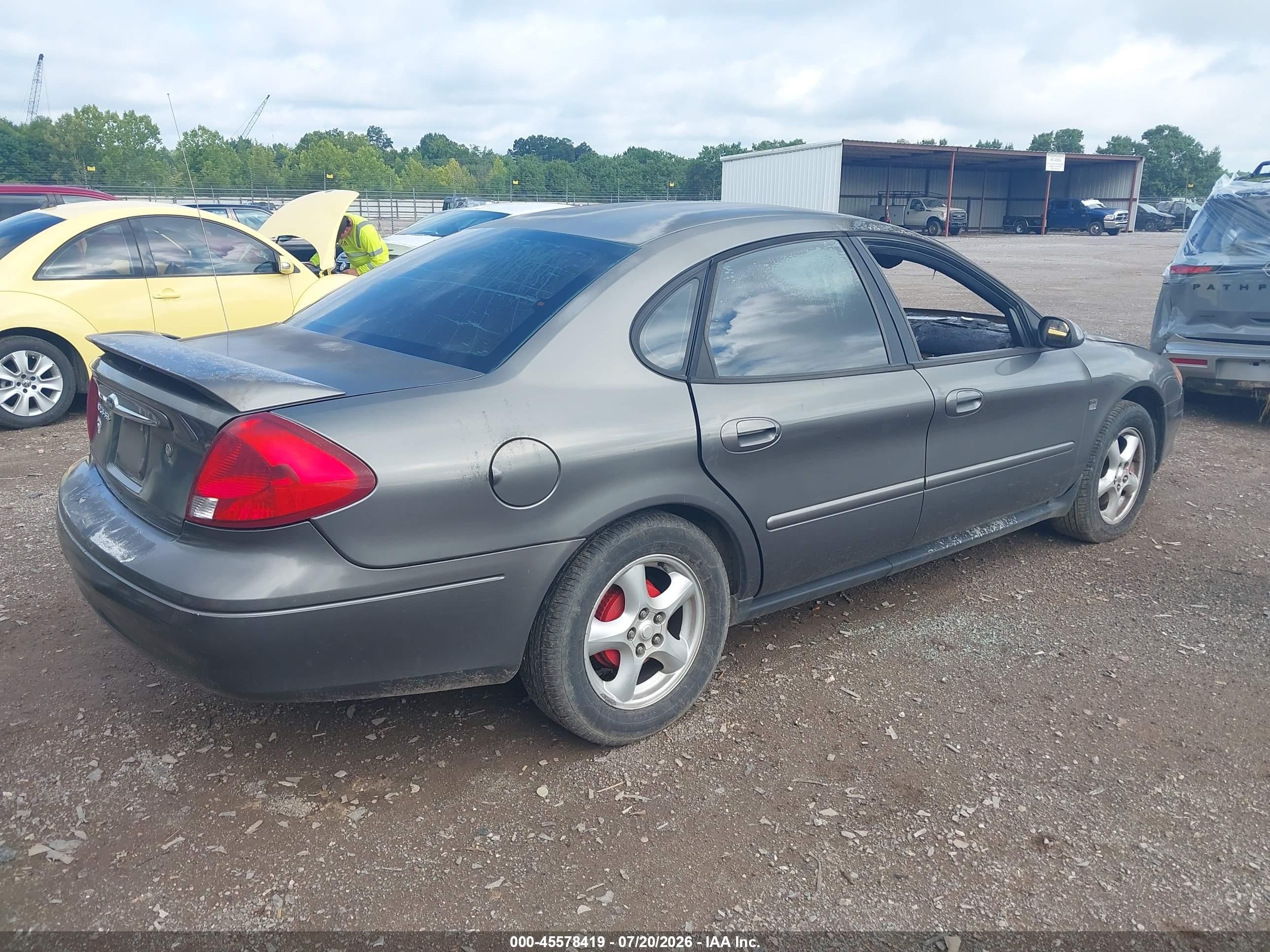 2003 Ford Taurus Ses Gray vin: 1FAFP55S43A269927