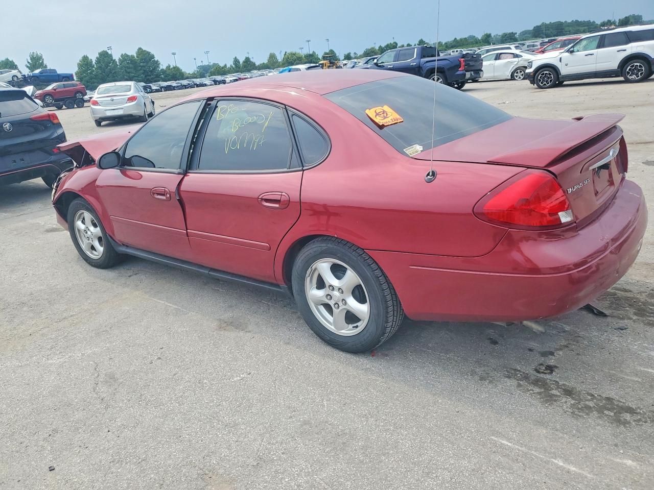 2002 Ford Taurus Ses Бордовый vin: 1FAFP55S52G277644