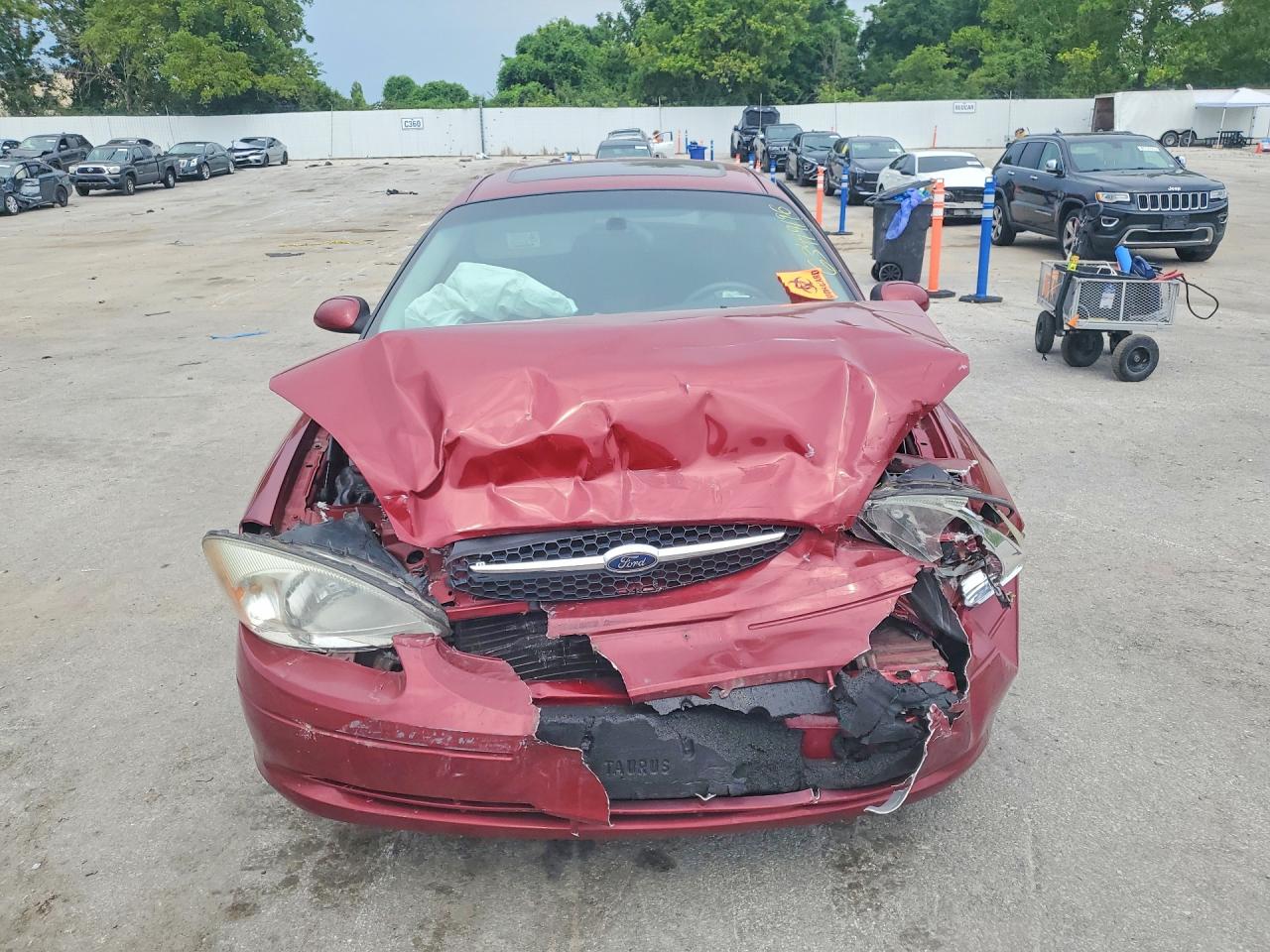 2002 Ford Taurus Ses Бордовый vin: 1FAFP55S52G277644