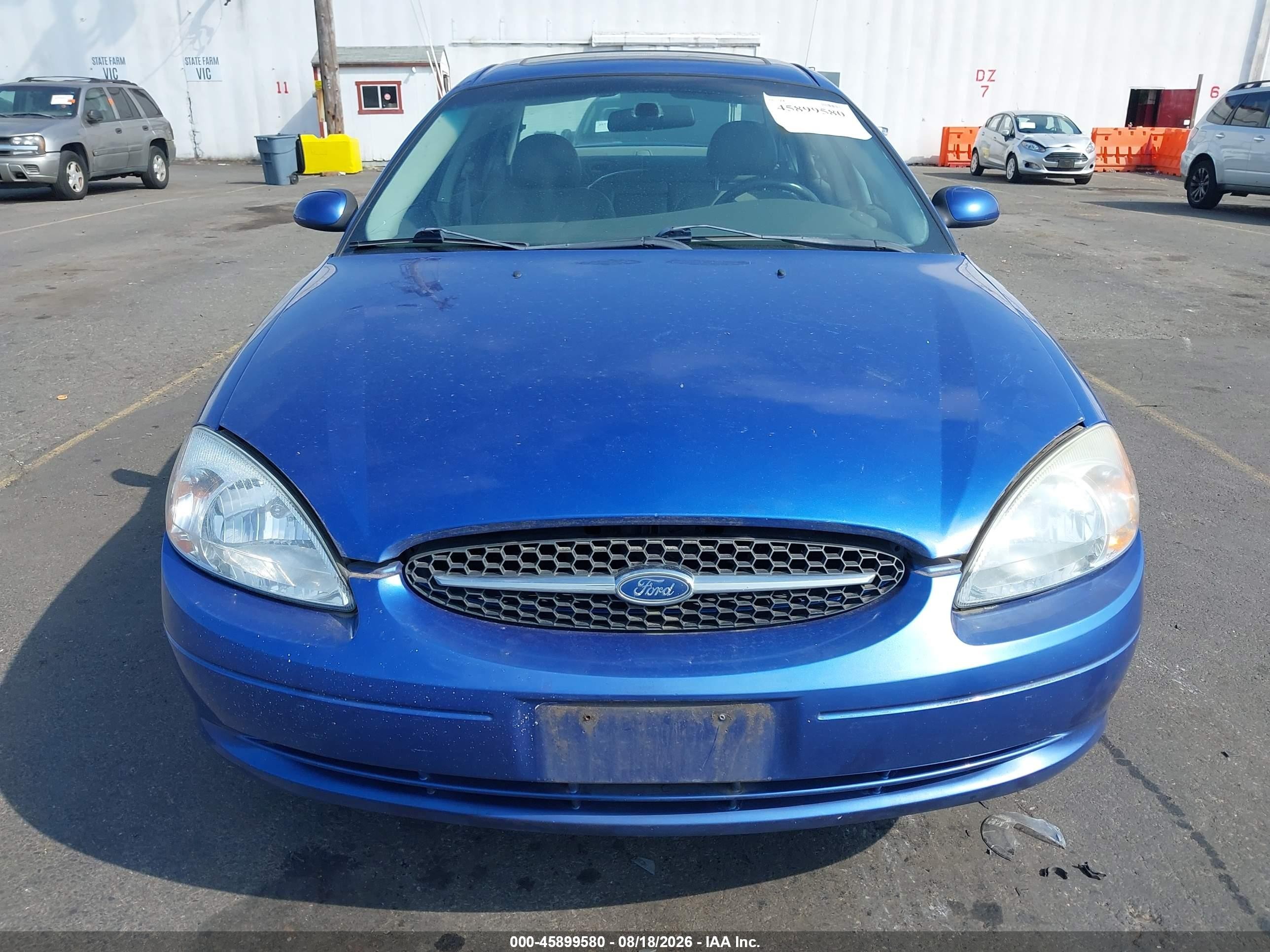 2003 Ford Taurus Ses Blue vin: 1FAFP55S53A183218