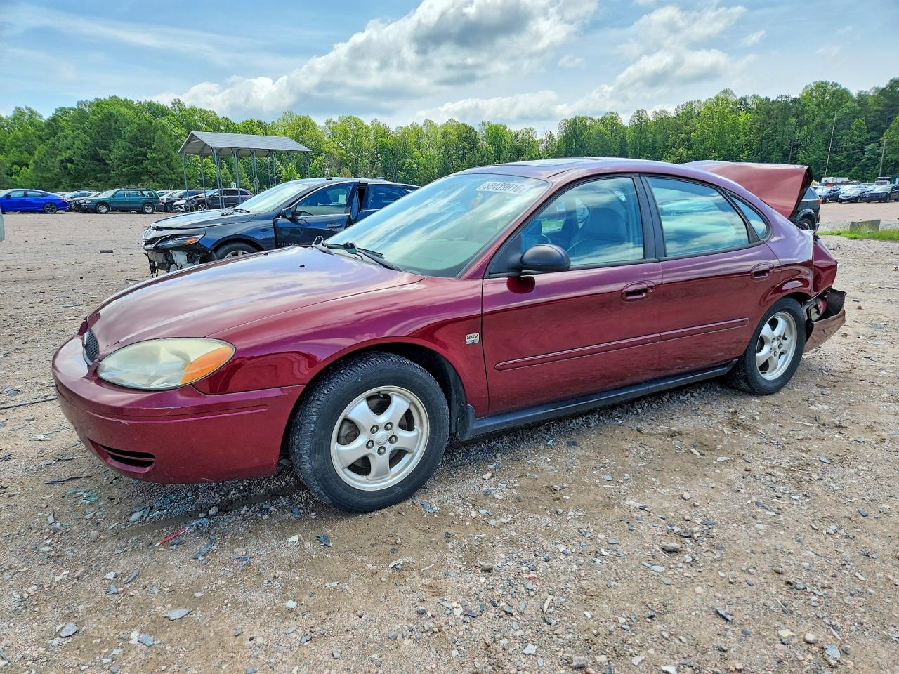 2004 Ford Taurus Ses Red vin: 1FAFP55S54A179817