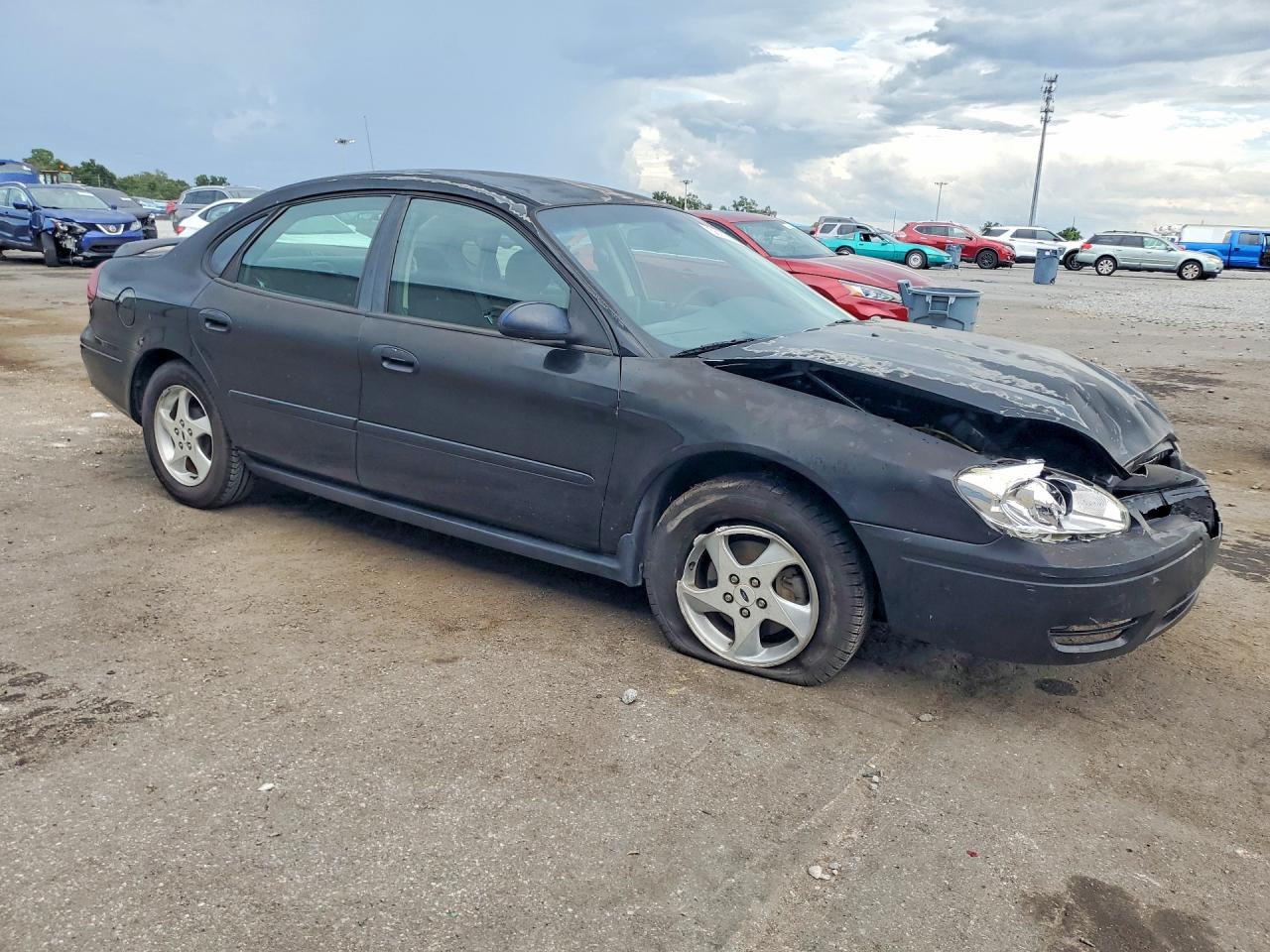 2004 Ford Taurus Ses Black vin: 1FAFP55S54G144448