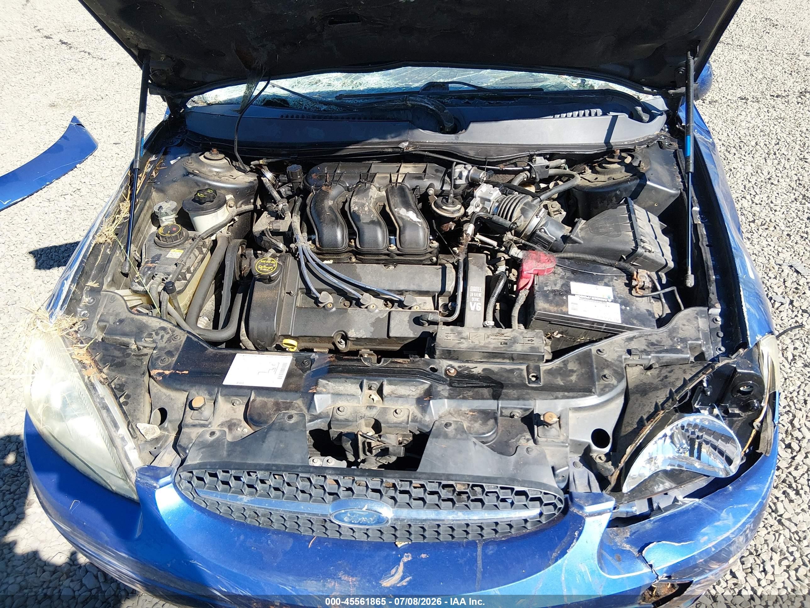 2003 Ford Taurus Ses Blue vin: 1FAFP55S63G100862