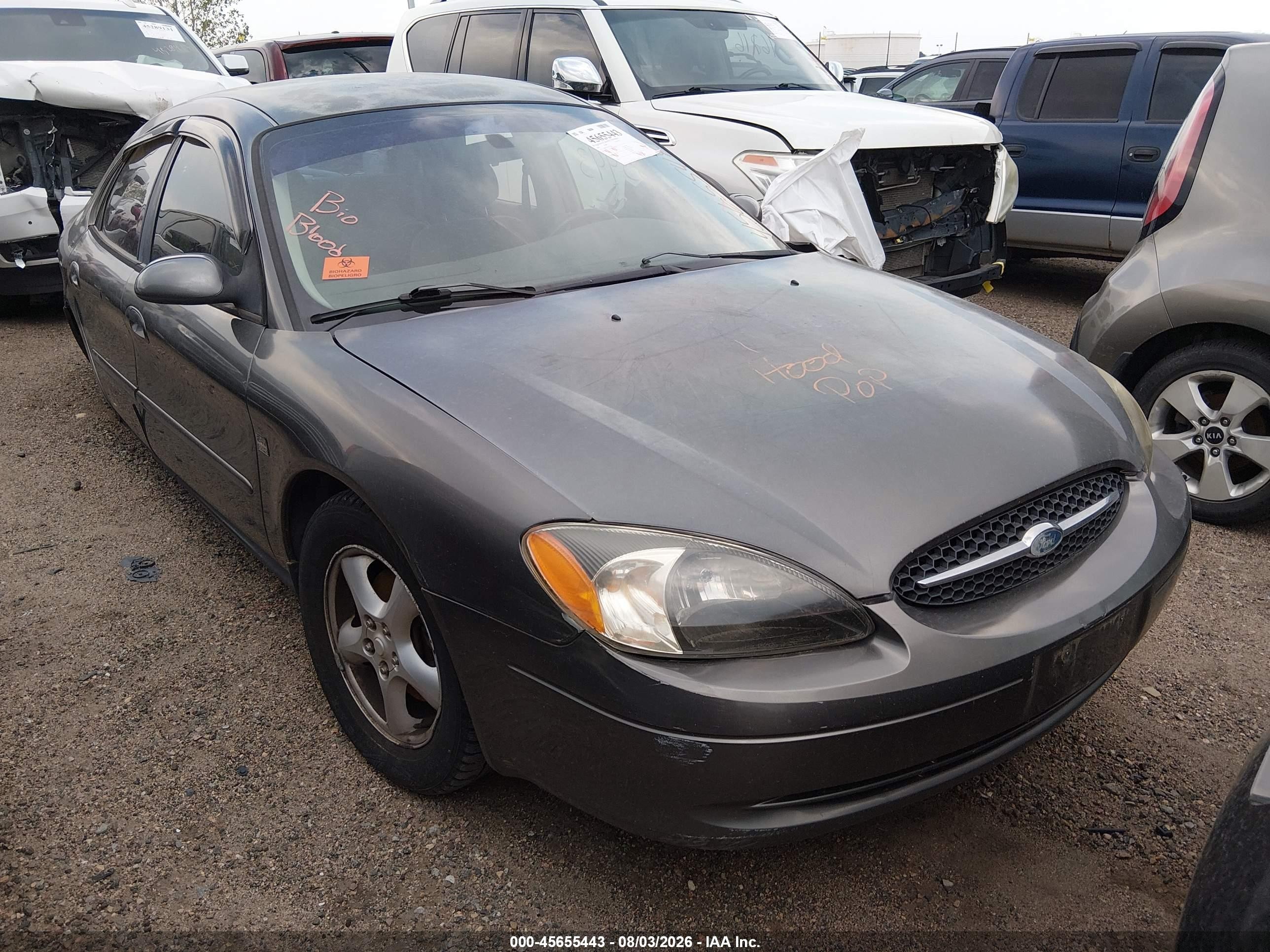 2003 Ford Taurus Ses Gold vin: 1FAFP55S63G221472