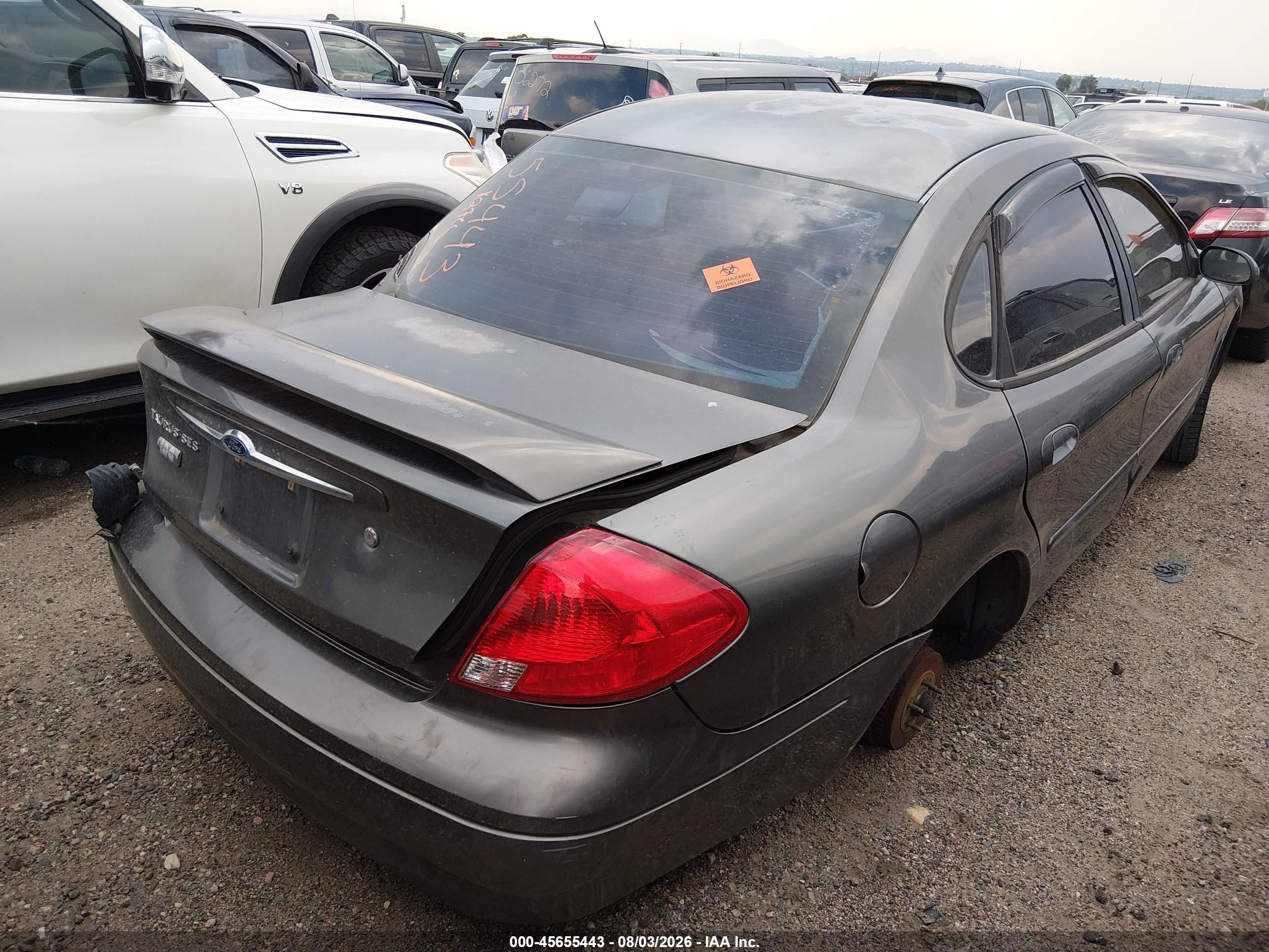 2003 Ford Taurus Ses Gold vin: 1FAFP55S63G221472