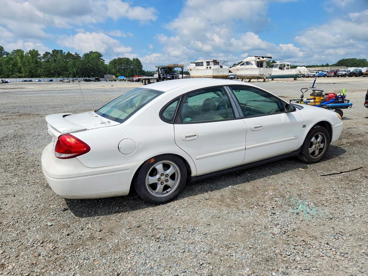 2004 Ford Taurus Ses White vin: 1FAFP55S64A167045
