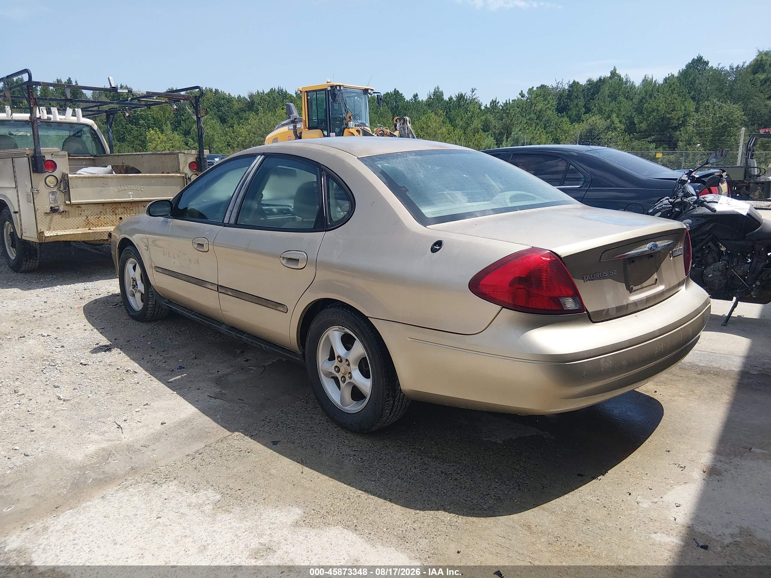 2000 Ford Taurus Ses Beige vin: 1FAFP55S7YA130267