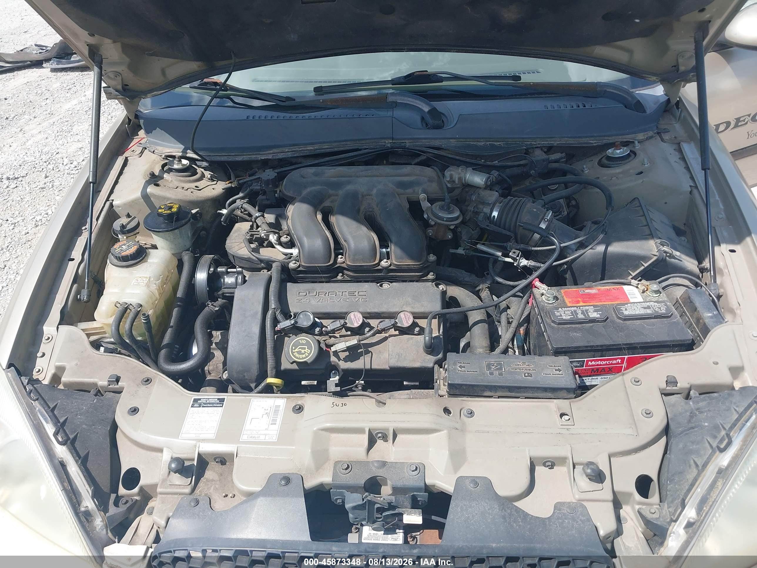 2000 Ford Taurus Ses Beige vin: 1FAFP55S7YA130267