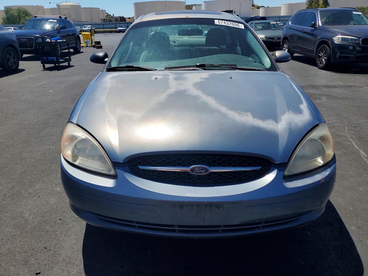 2000 Ford Taurus Ses Blue vin: 1FAFP55S7YA212273